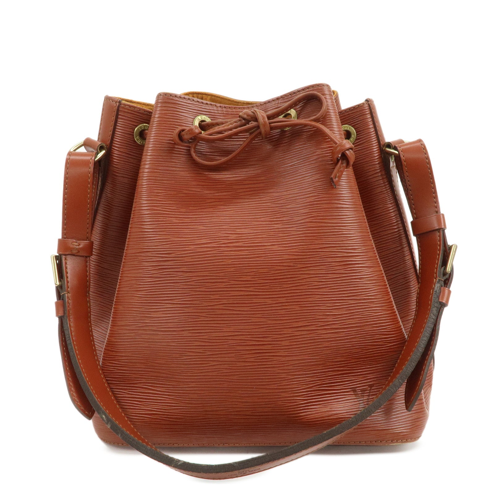 Louis Vuitton Epi Petit Noe Shoulder Bag Kenya Brown M44103