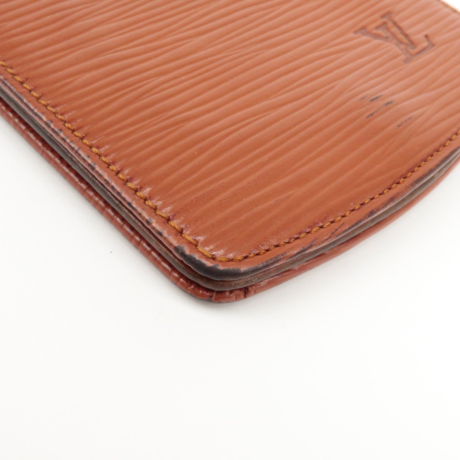 Louis Vuitton Epi Set of 2 Leather Coin Case Key Case M63815 M63703 Used