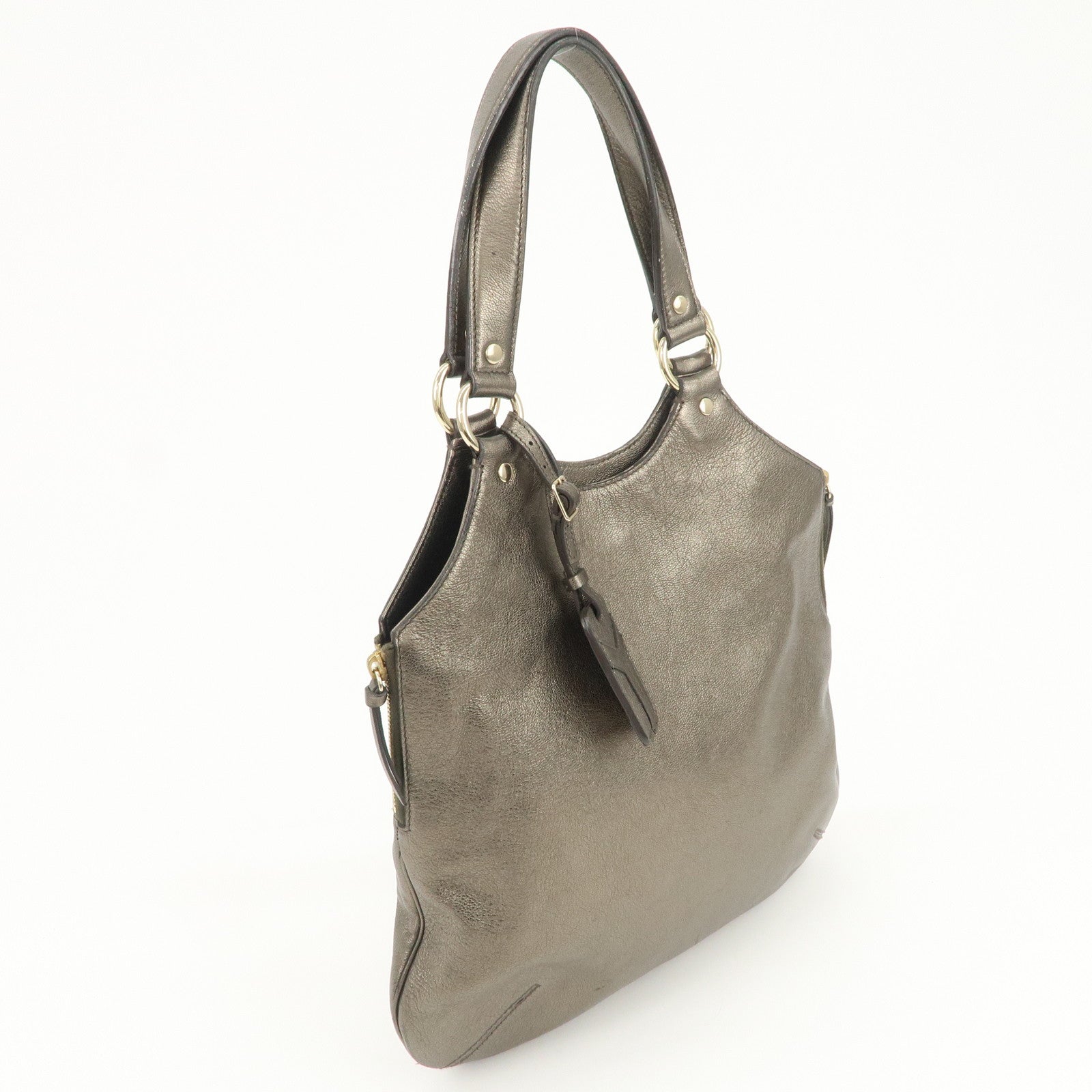 SAINT LAURENT Metropolis Rive Gauche Leather Tote Bag 177739