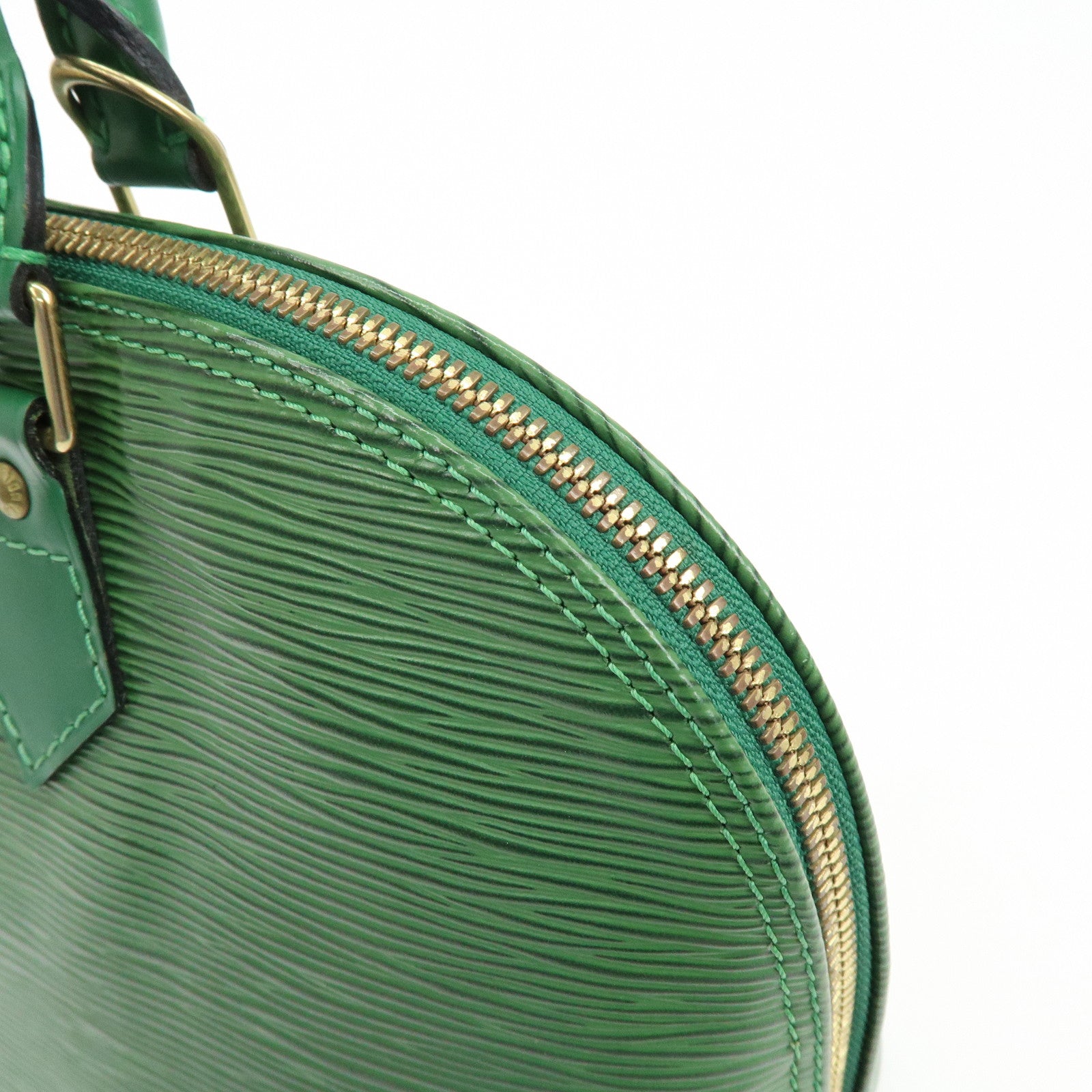 Louis Vuitton Epi Alma Hand Bag Borneo Green M52144