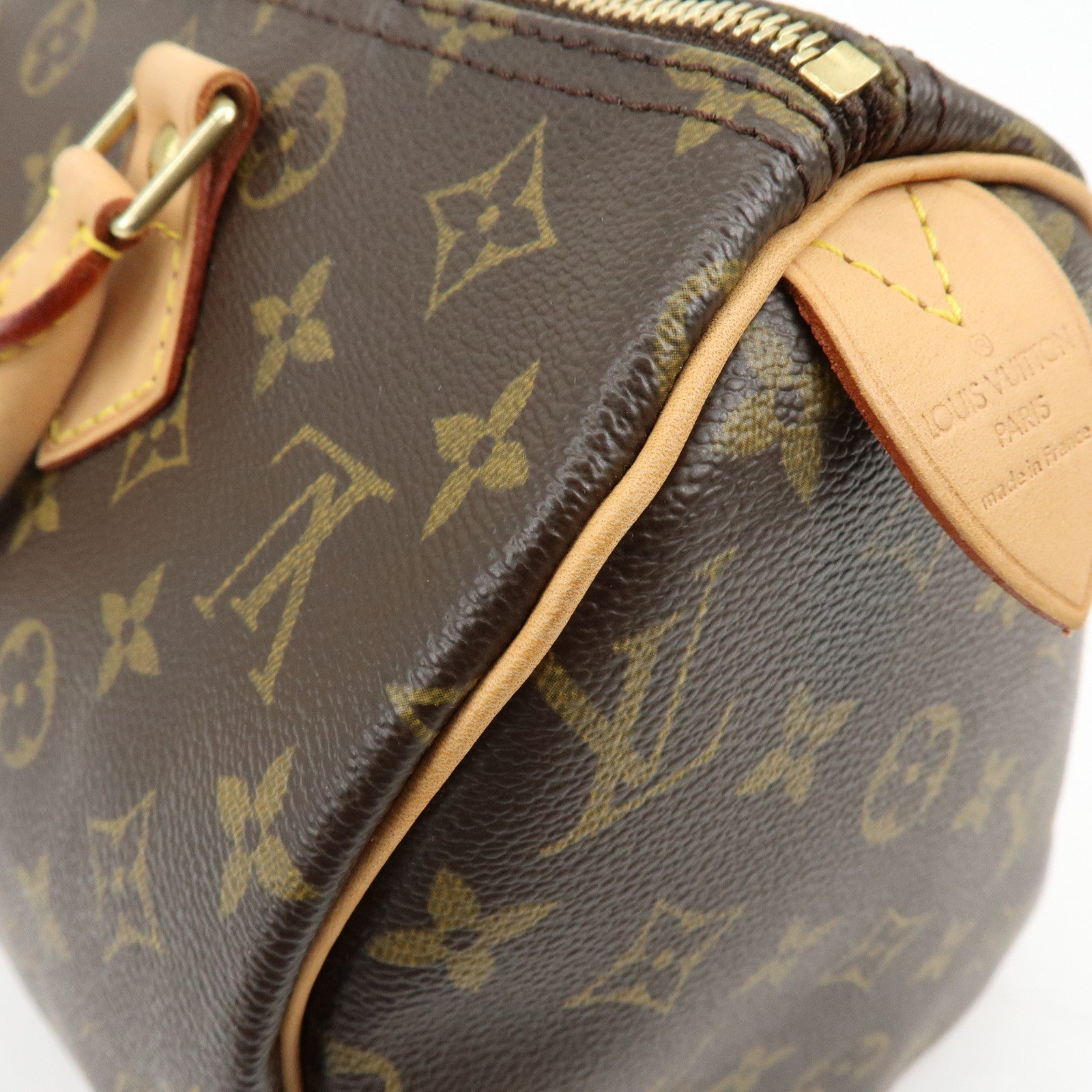 Louis Vuitton Monogram Speedy 30 Boston Bag Hand Bag Brown M41526