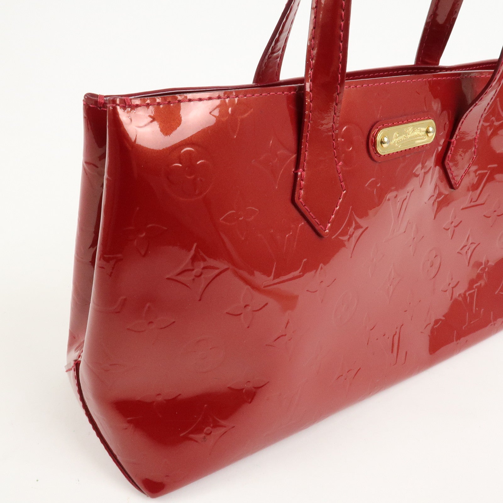 Louis Vuitton Monogram Vernis Wilshire PM Hand Bag M93642