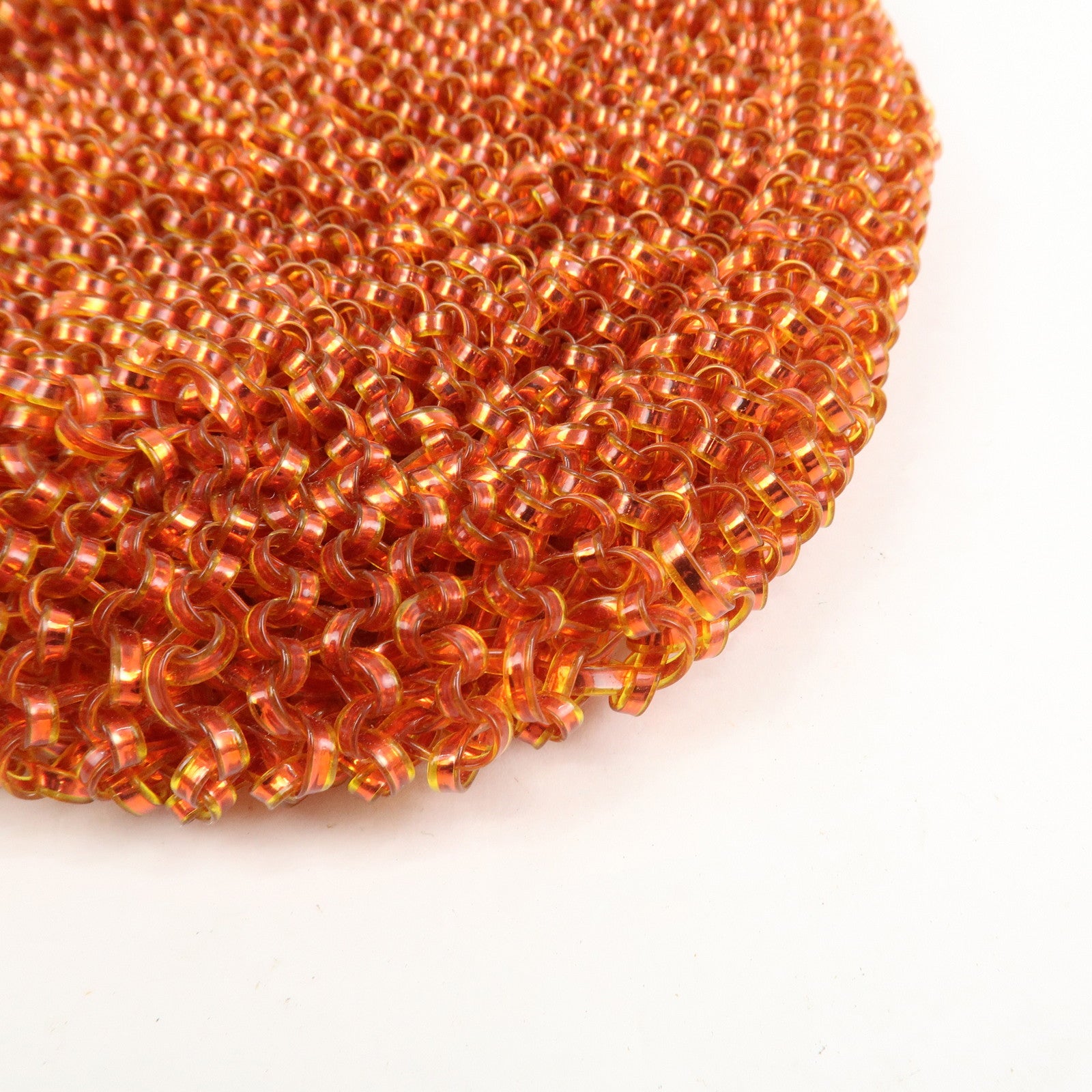 ANTEPRIMA Wire Bag PVC Shoulder Bag Hand Bag Orange