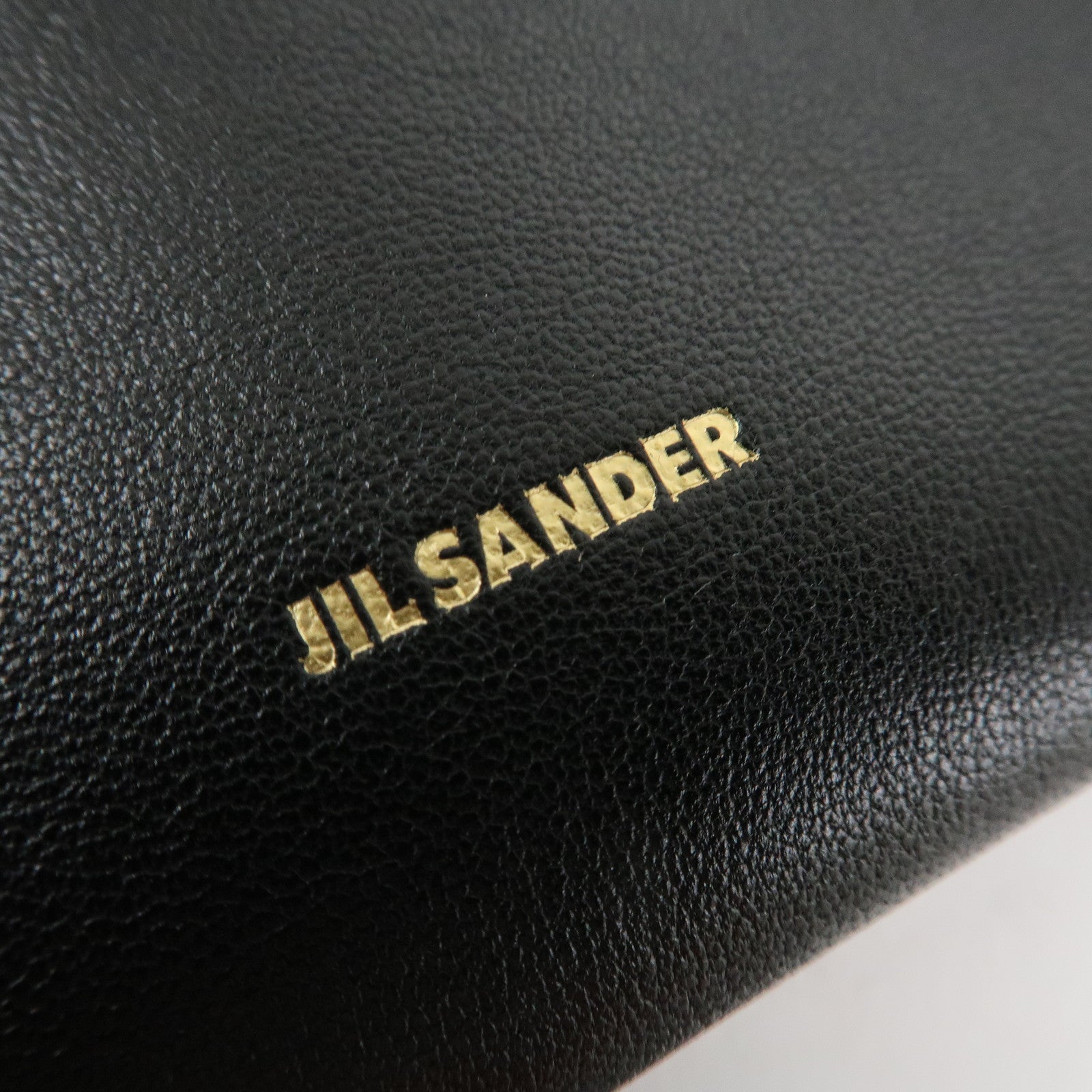 JIL SANDER Leather 2Way Shoulder Hand Bag Black J08WG0009P Used