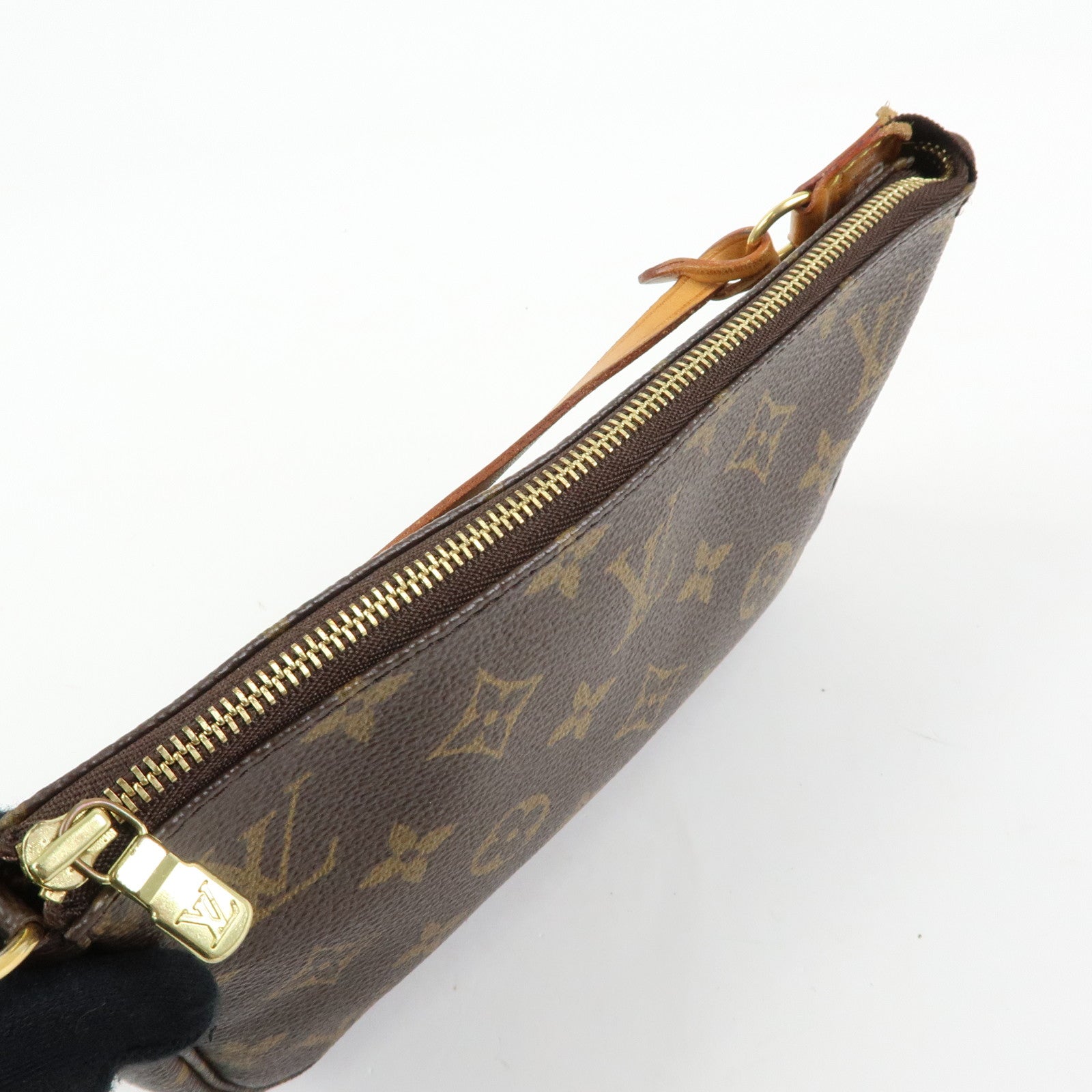 Louis Vuitton Monogram Pochette Accessoires Pouch Hand Bag M51980