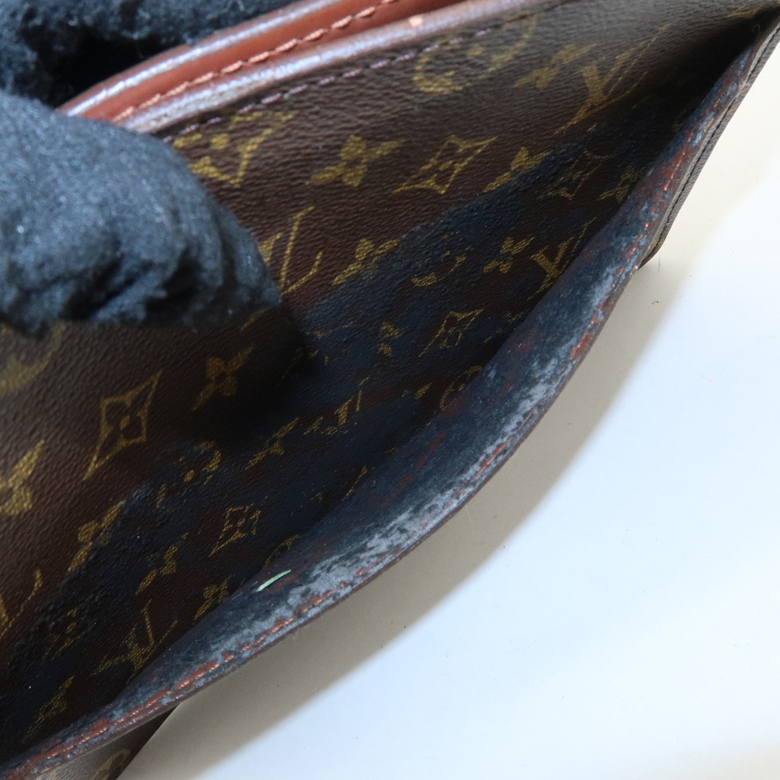 Louis Vuitton Monogram Epi Taiga Set of 3 Canvas Leather Clutch Bag Used