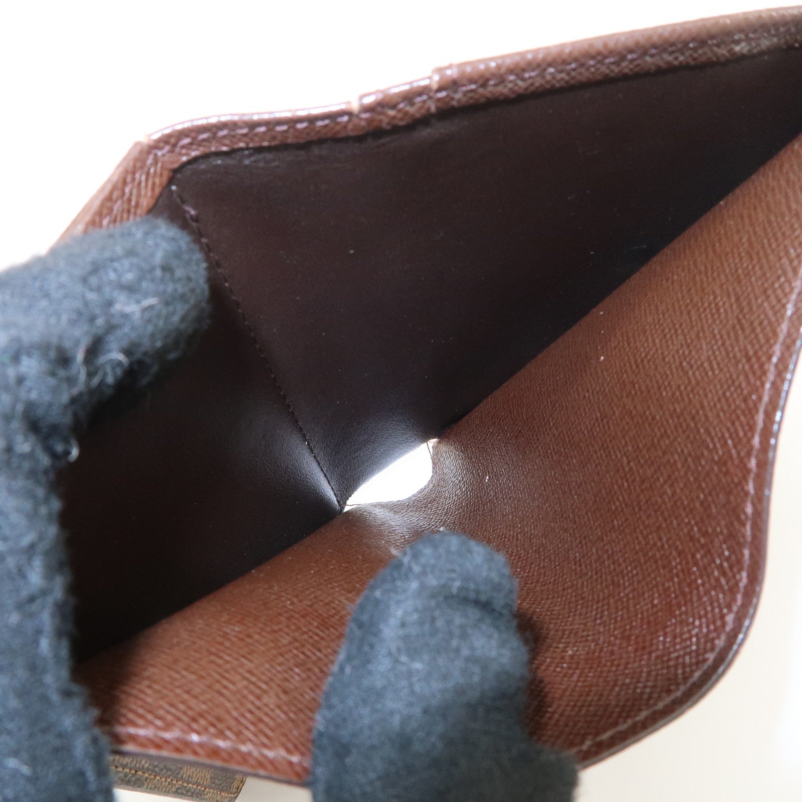 Louis Vuitton Set of 2 Monogram Damier Bi-fold Wallet M61207 N61664 Used