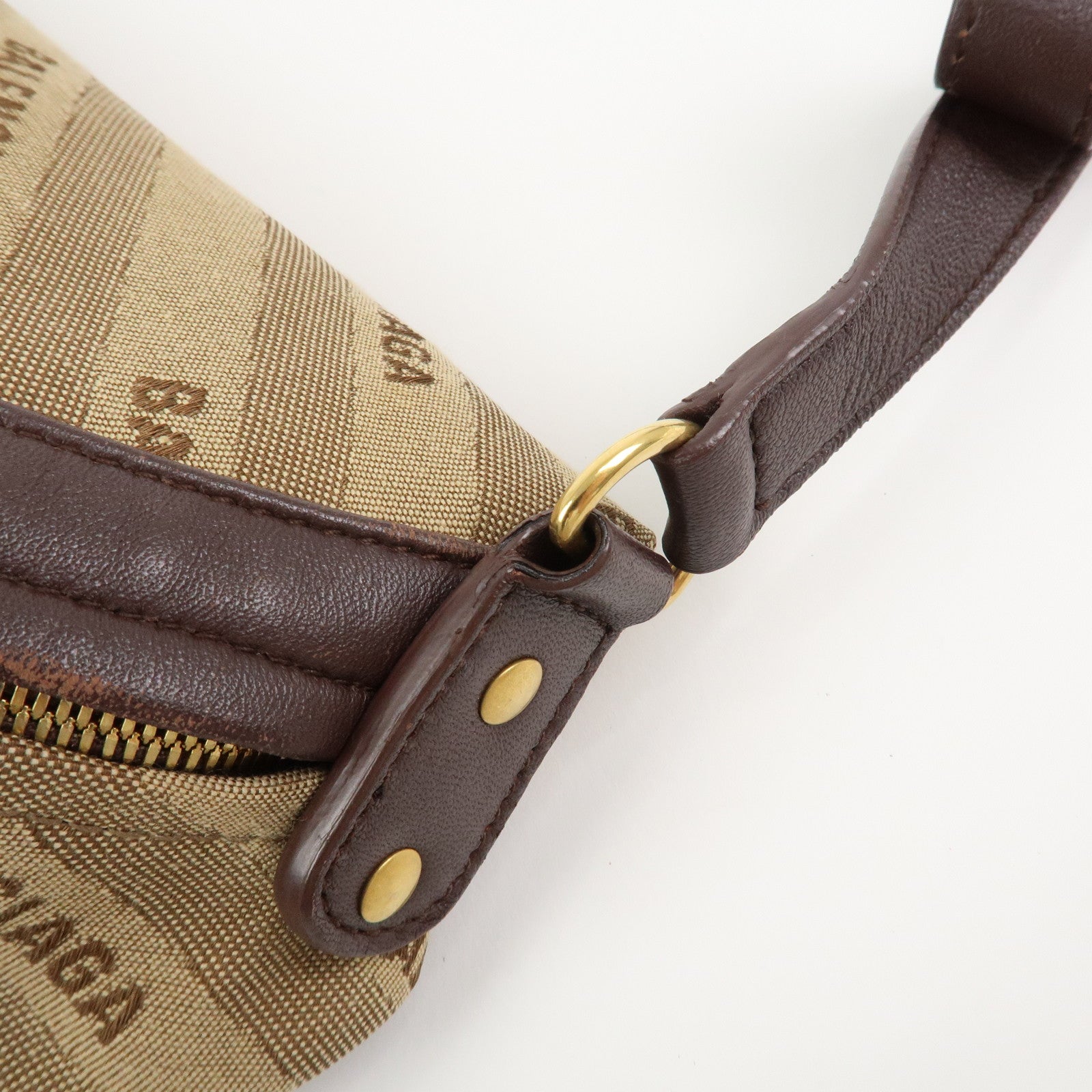BALENCIAGA Leather Souvenir XS Body Bag Crossbody Bag Brown 518163