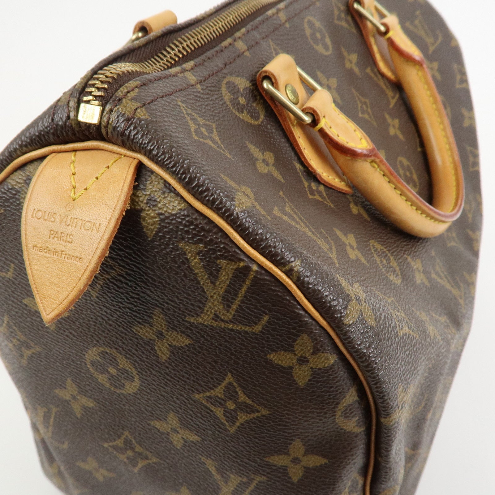 Louis Vuitton Monogram Speedy 30 Boston Bag Hand Bag Brown M41526