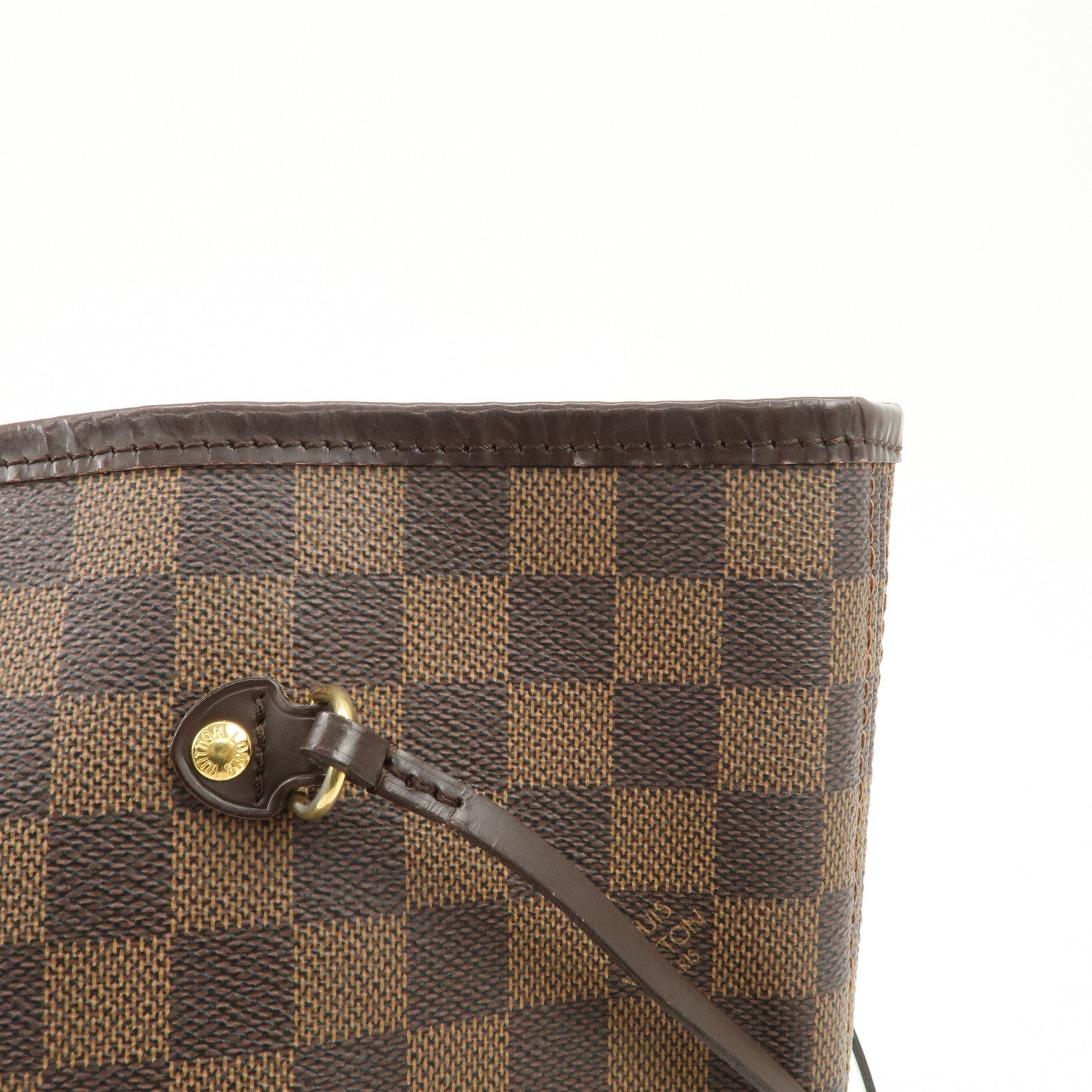 Louis Vuitton Damier Ebene Neverfull GM Tote Bag N51106 Used