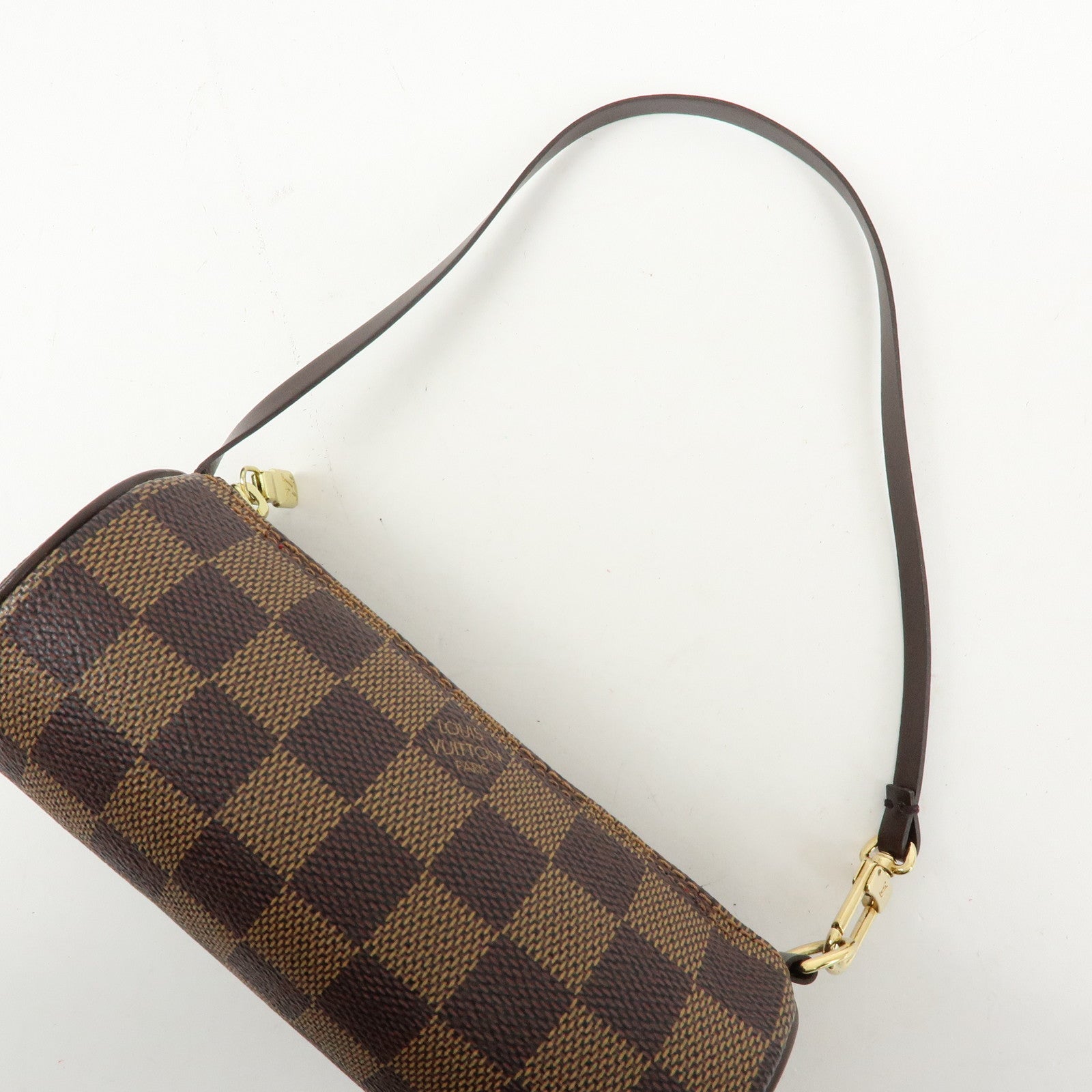 Louis Vuitton Damier Ebene Mini Pouch for Papillon Bag Brown