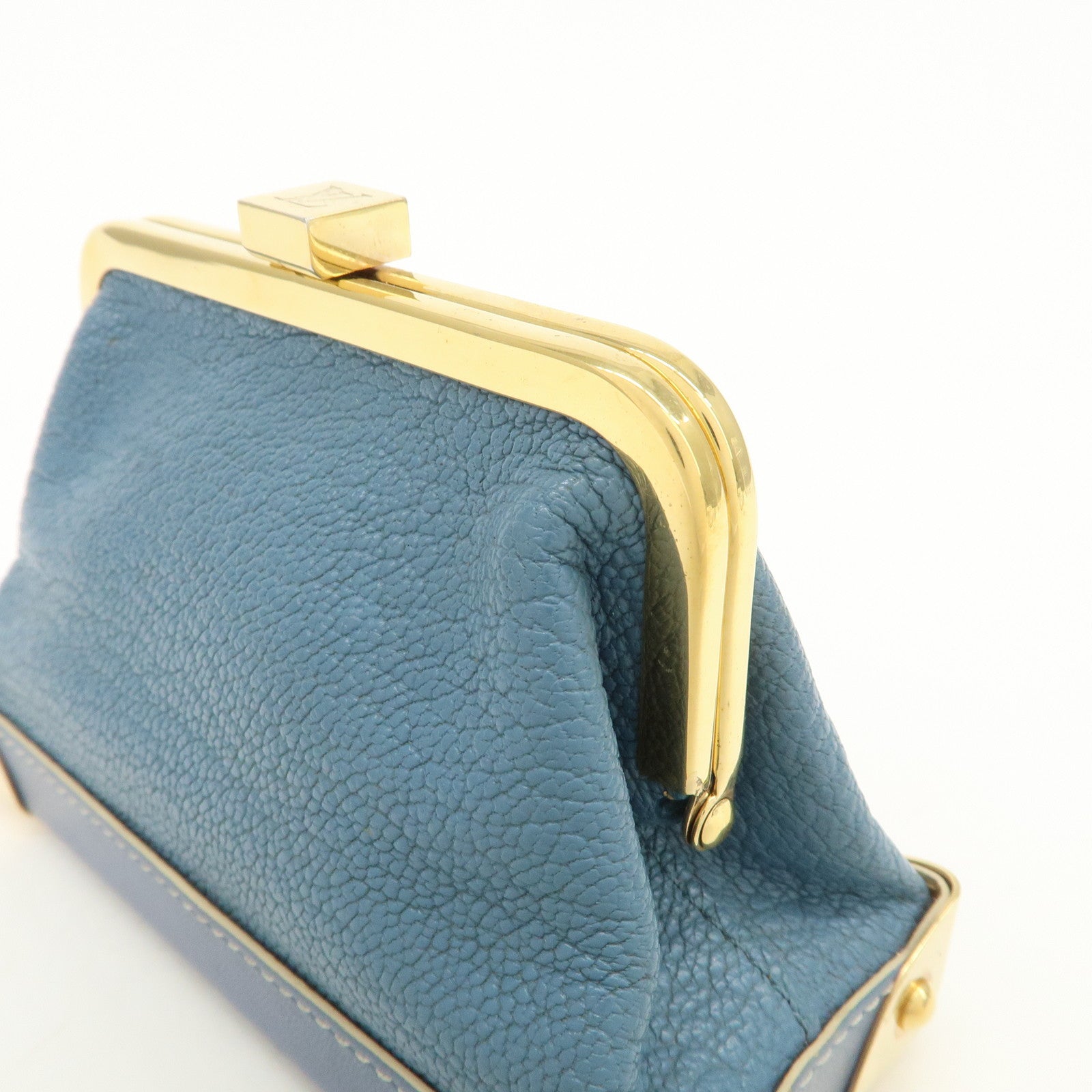 Louis Vuitton Suhari Porte Monnaie Viennois Coin Case Blue M91833
