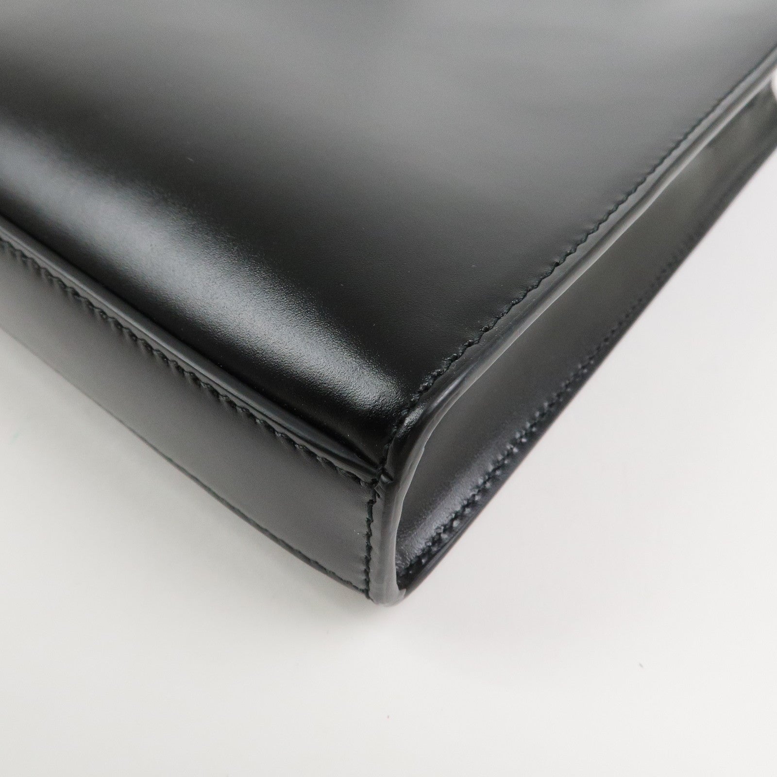 JIL SANDER Tangle Leather Small Shoulder Bag Crossbody Bag Black