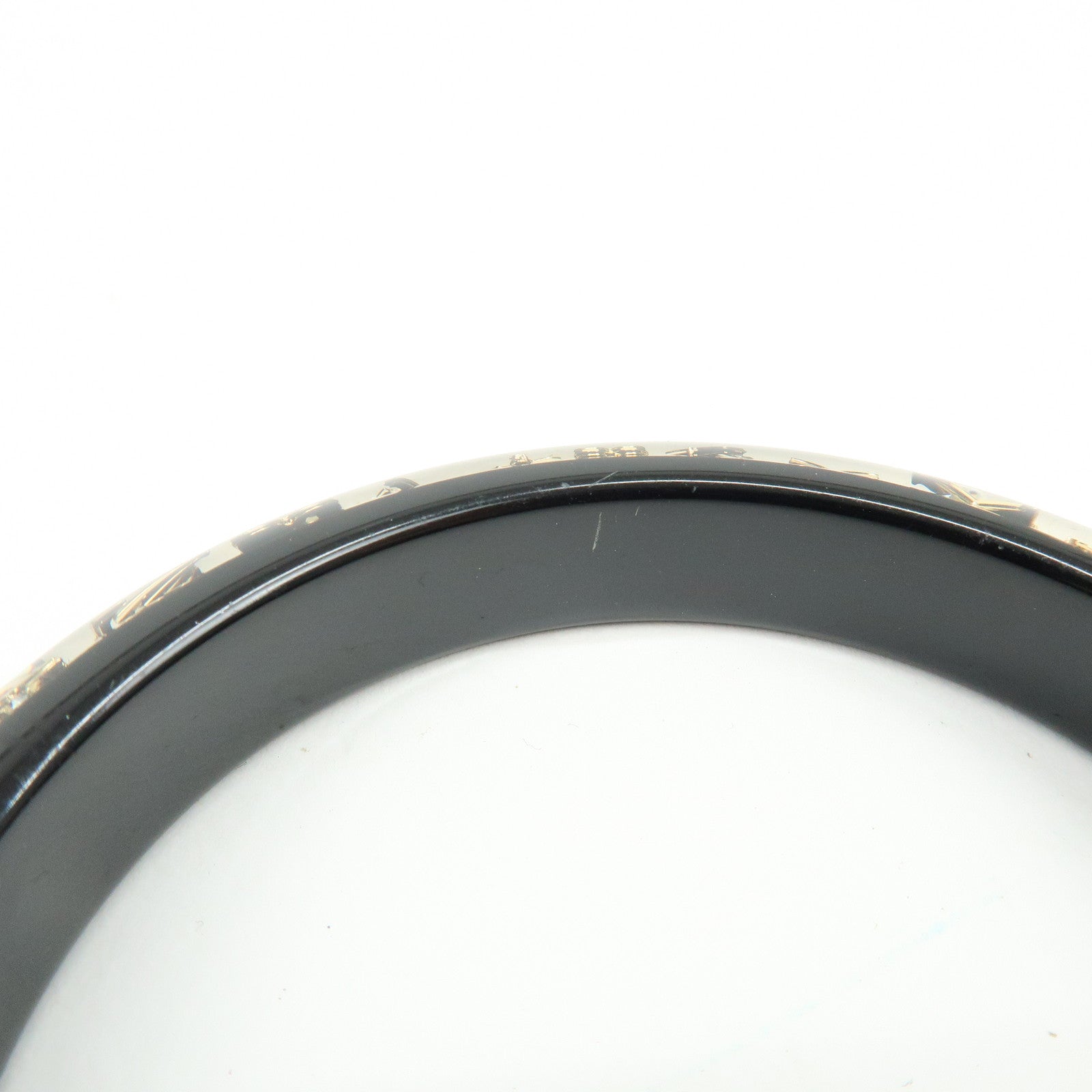 Louis Vuitton Bracelet Inclusion TPM Bangle Black Gold M65300