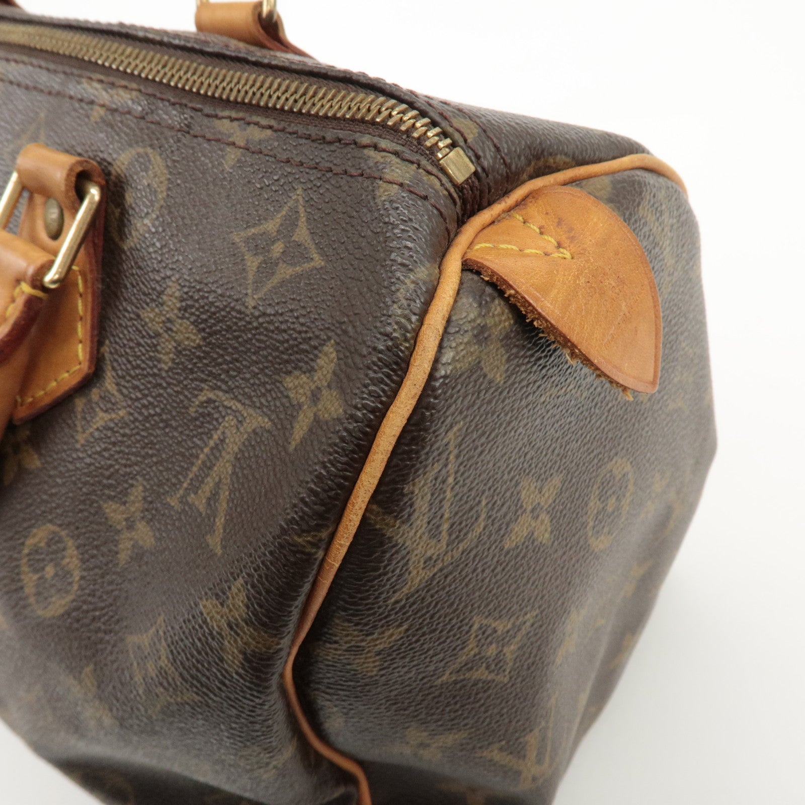 Louis Vuitton Monogram Speedy 30 Hand Bag Boston Bag M41526 Used