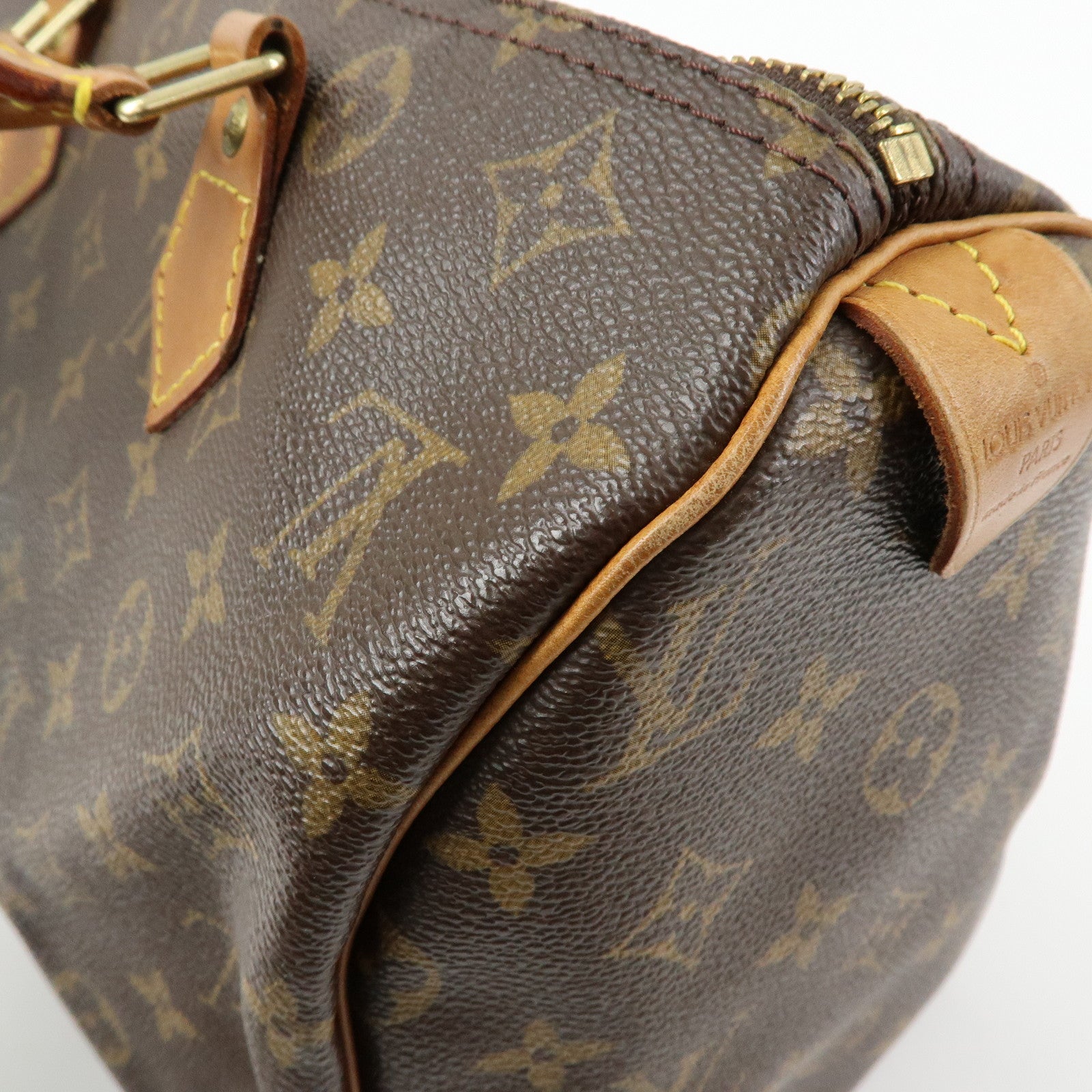 Louis Vuitton Monogram Speedy 30 Boston Bag Hand Bag Brown M41526