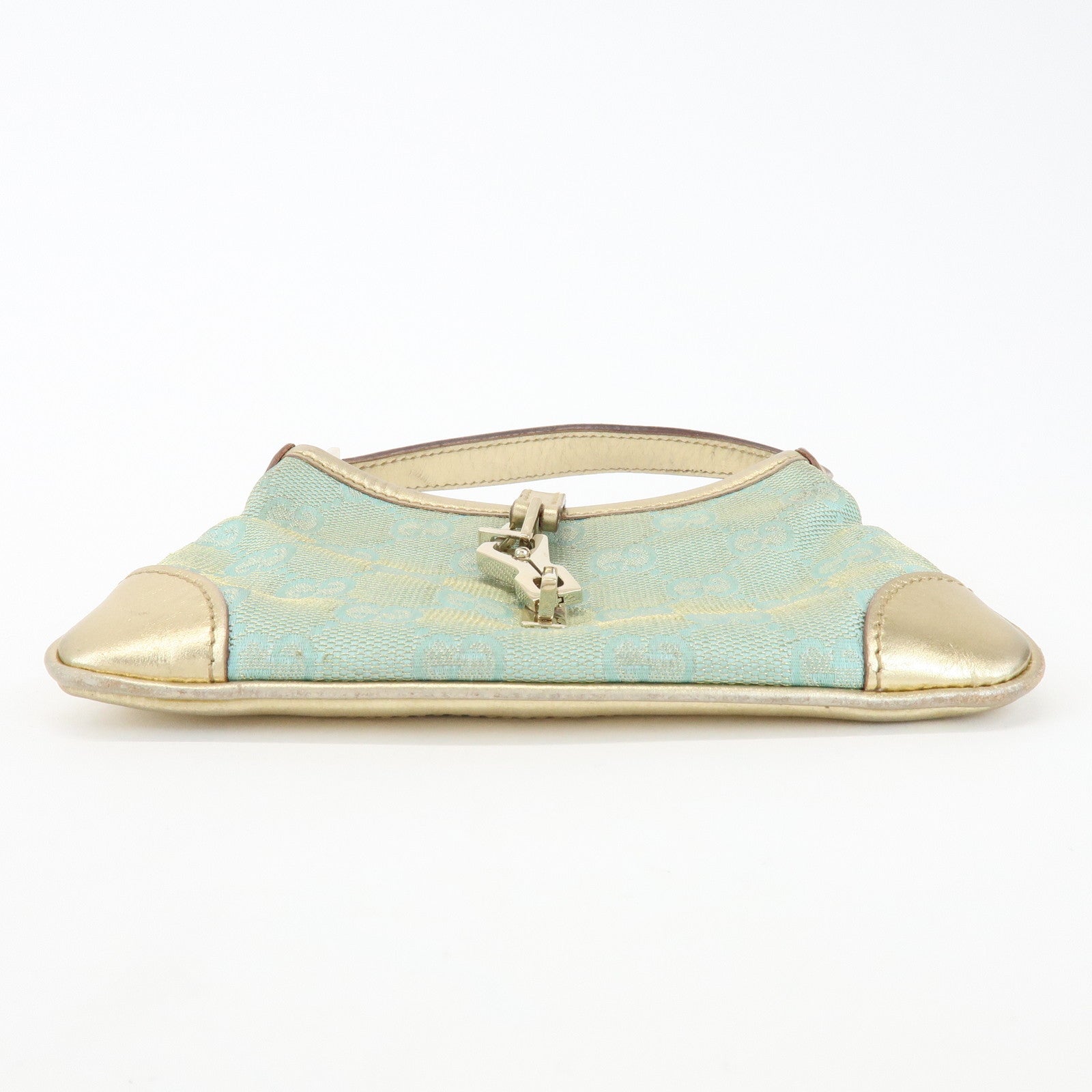 GUCCI Jackie GG Monogram Canvas Leather Mini Pouch 005・0819