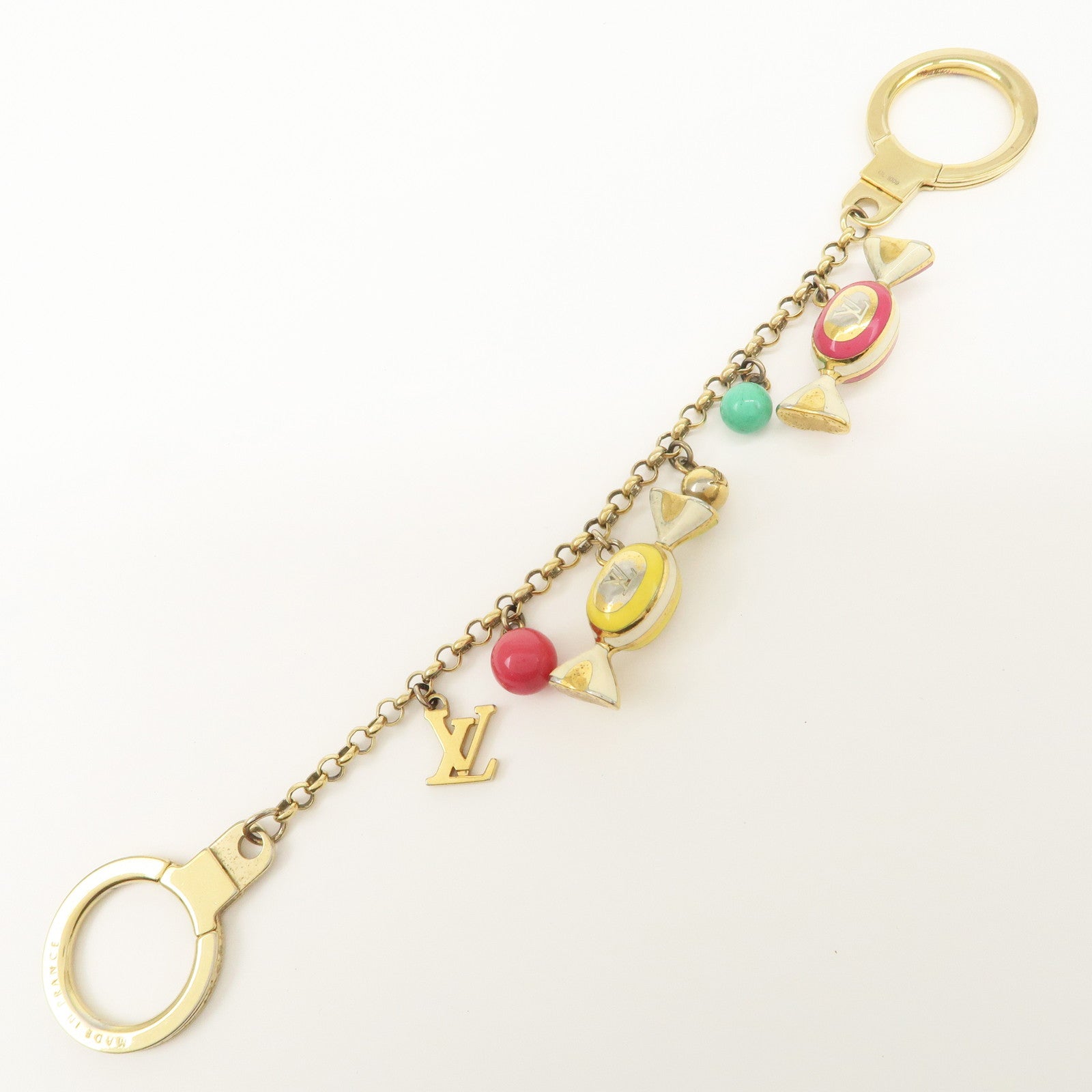 Louis Vuitton Porte Cles Chaine Delice Key Charm Multicolor M66002
