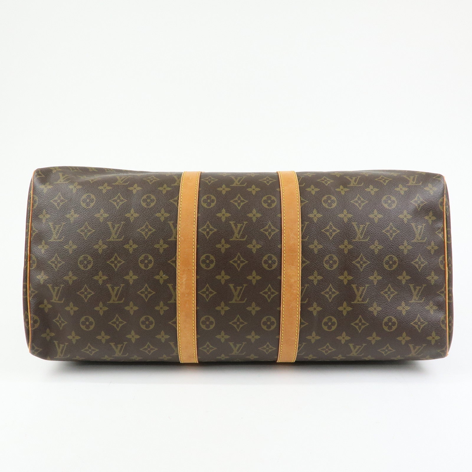 Louis Vuitton Monogram Keep All 55 Boston Bag Brown M41424