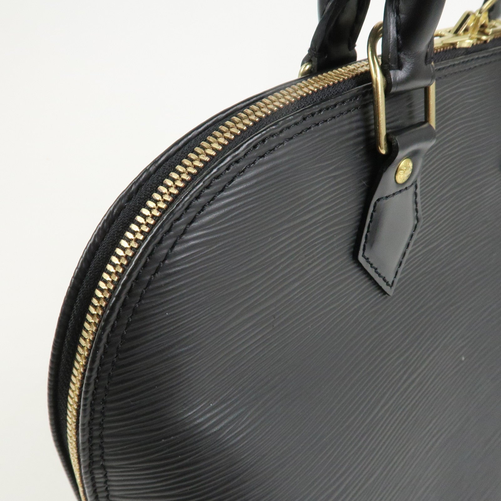 Louis Vuitton Epi Leather Alma PM Hand Bag Noir Black M52802