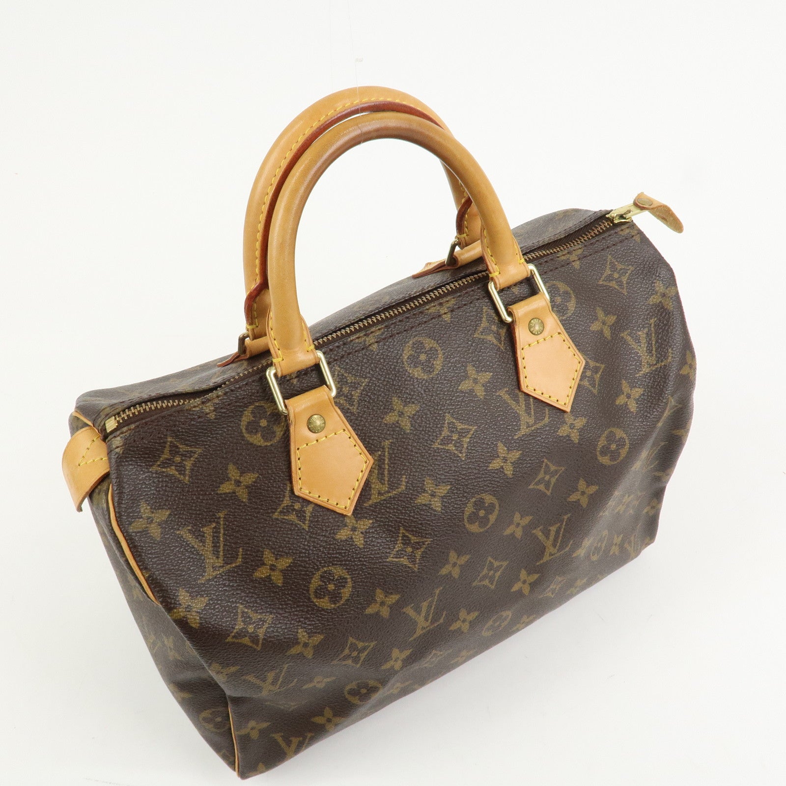 Louis Vuitton Monogram Speedy 30 Boston Bag Hand Bag Brown M41526
