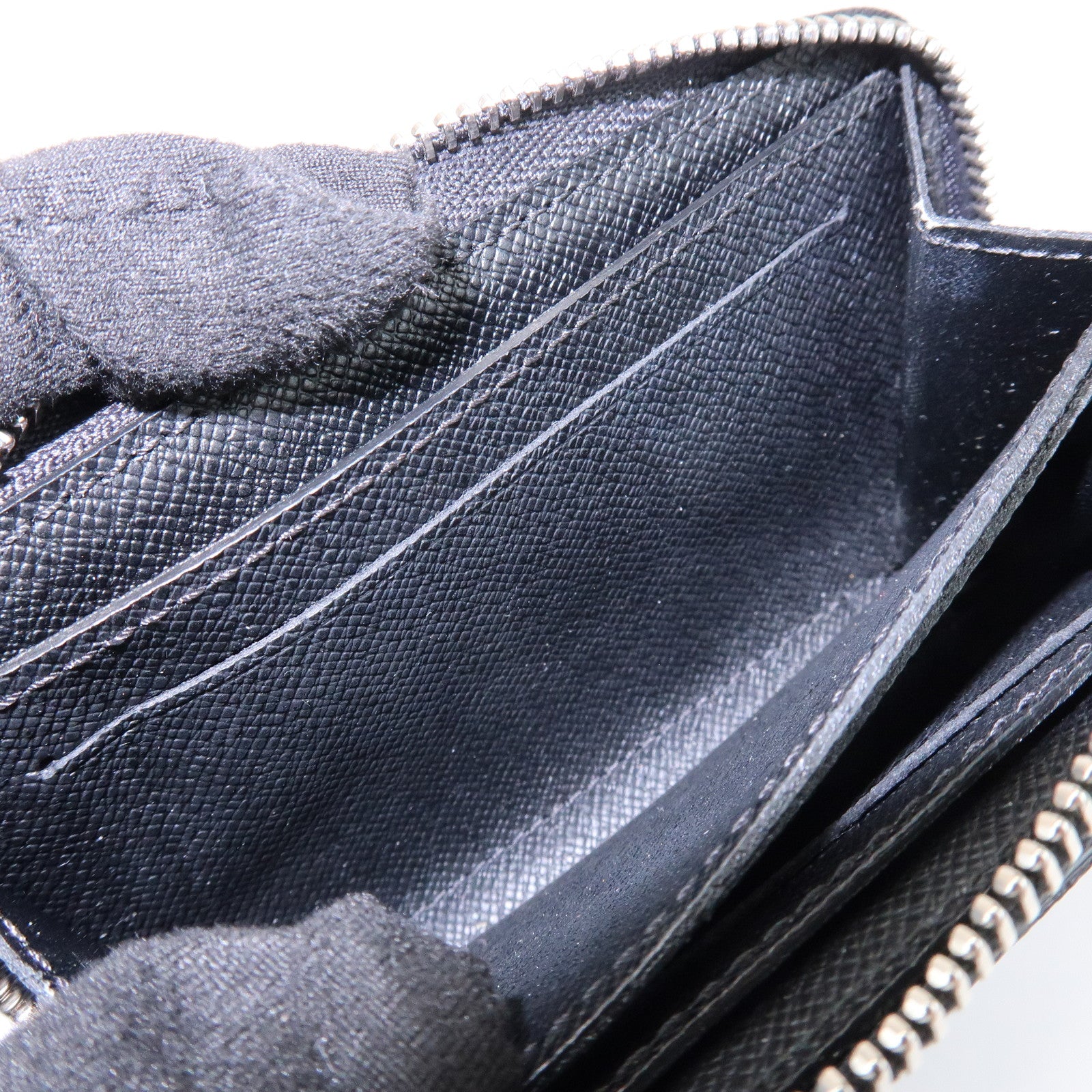 Louis Vuitton Damier Graphite Zippy Coin Purse Coin Case N63076