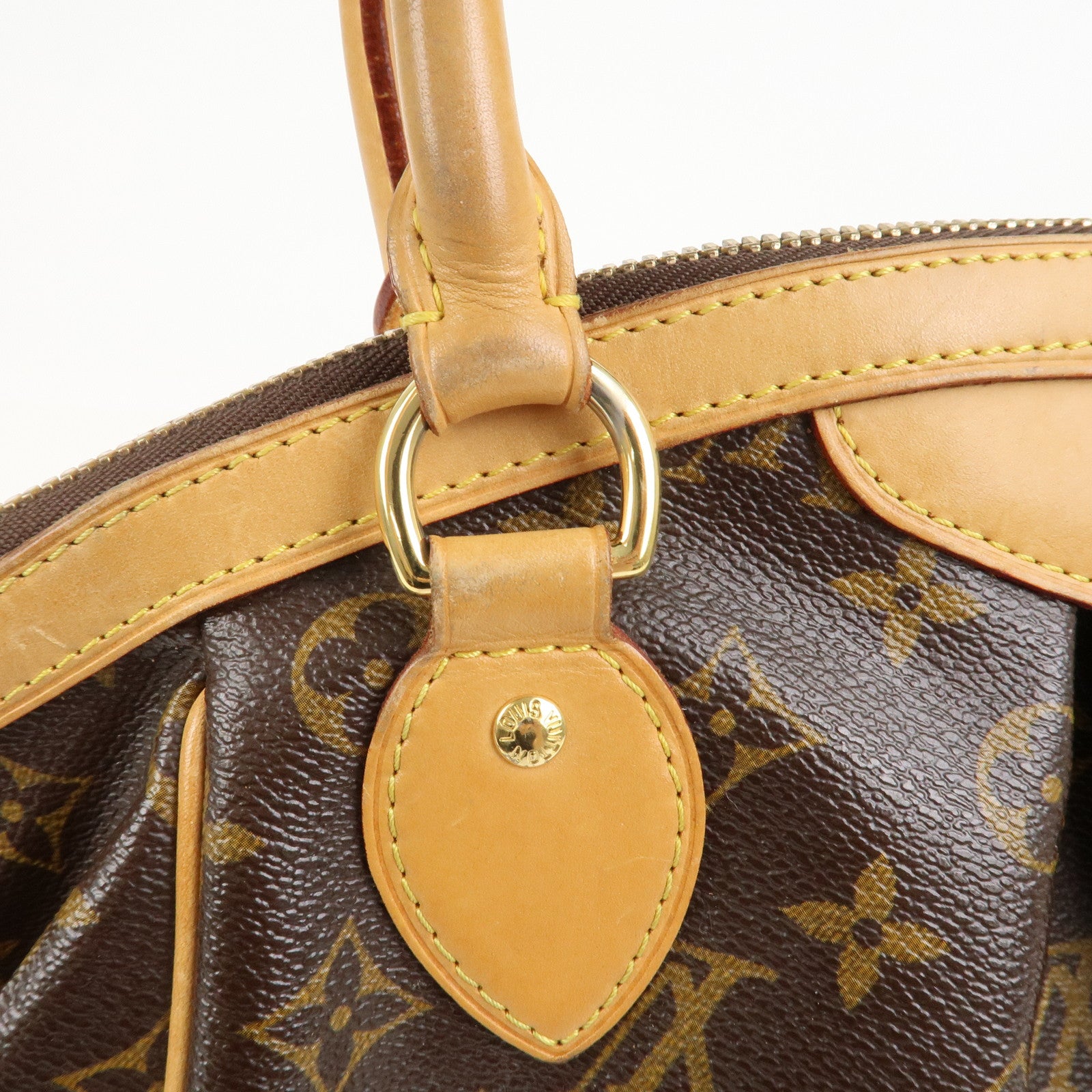 Louis Vuitton Monogram Tivoli PM Hand Bag Shoulder Bag Brown M40143