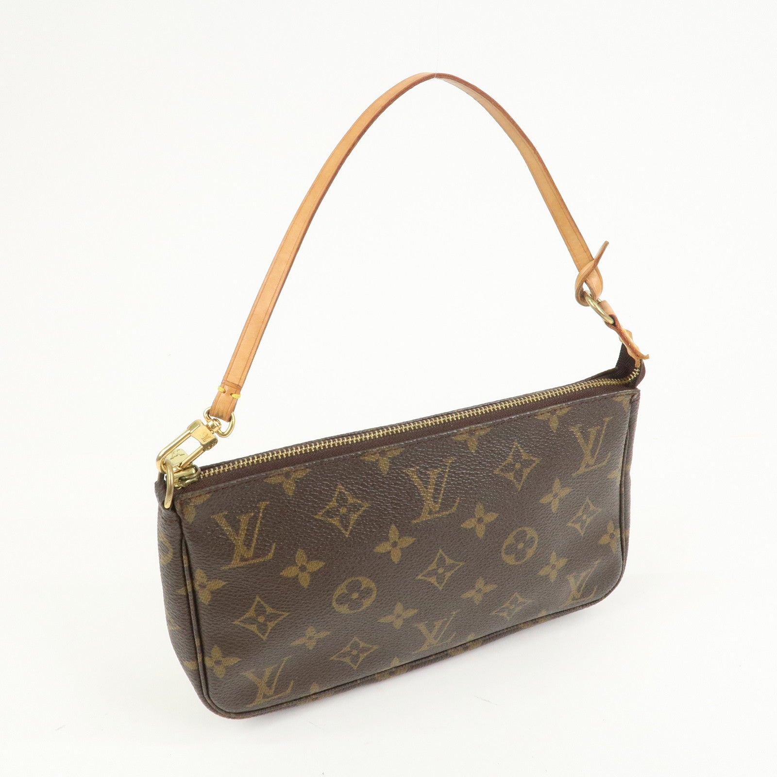 Louis Vuitton Monogram Pochette Accessoires Pouch Hand Bag M51980