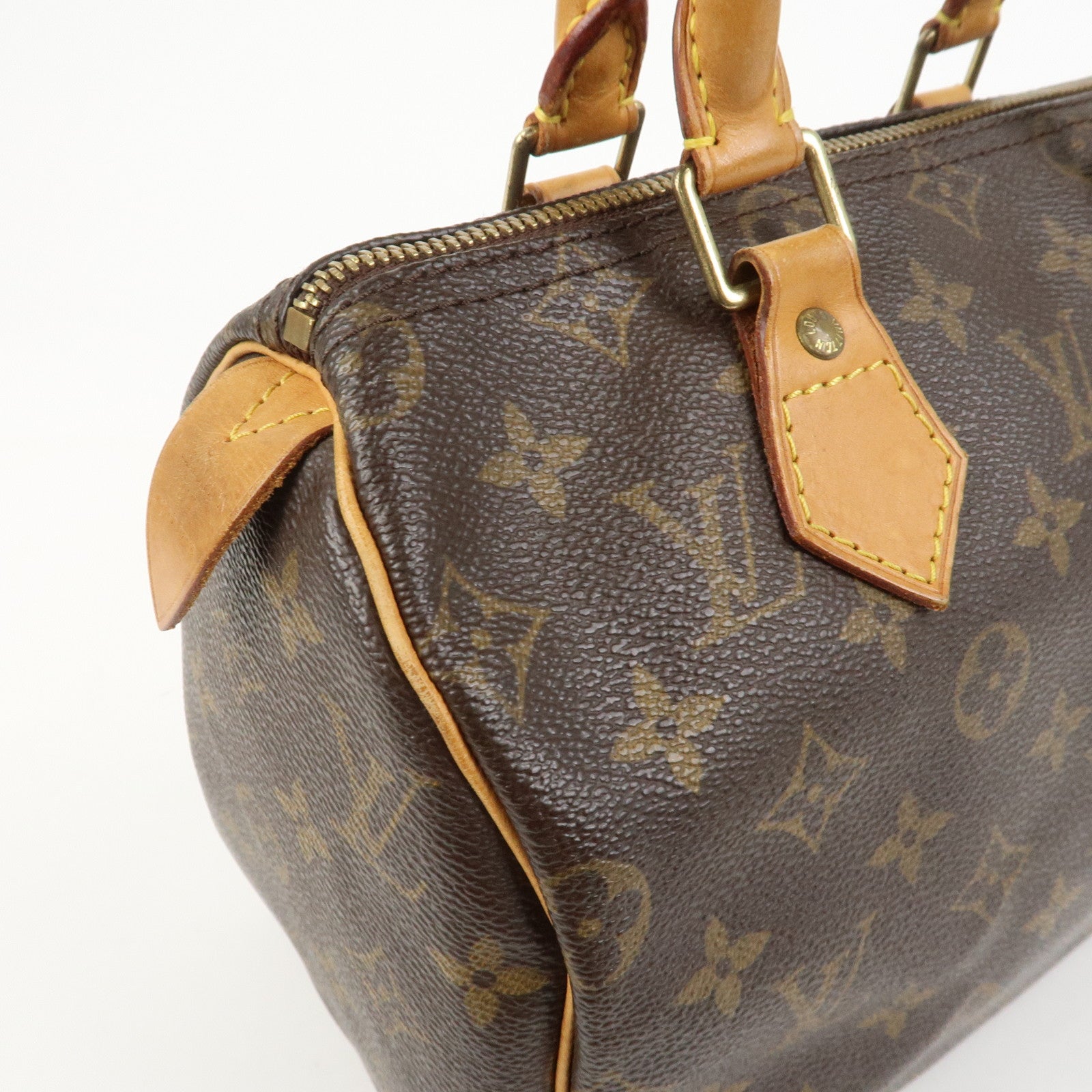 Louis Vuitton Monogram Speedy 25 Boston Bag Hand Bag Brown M41528