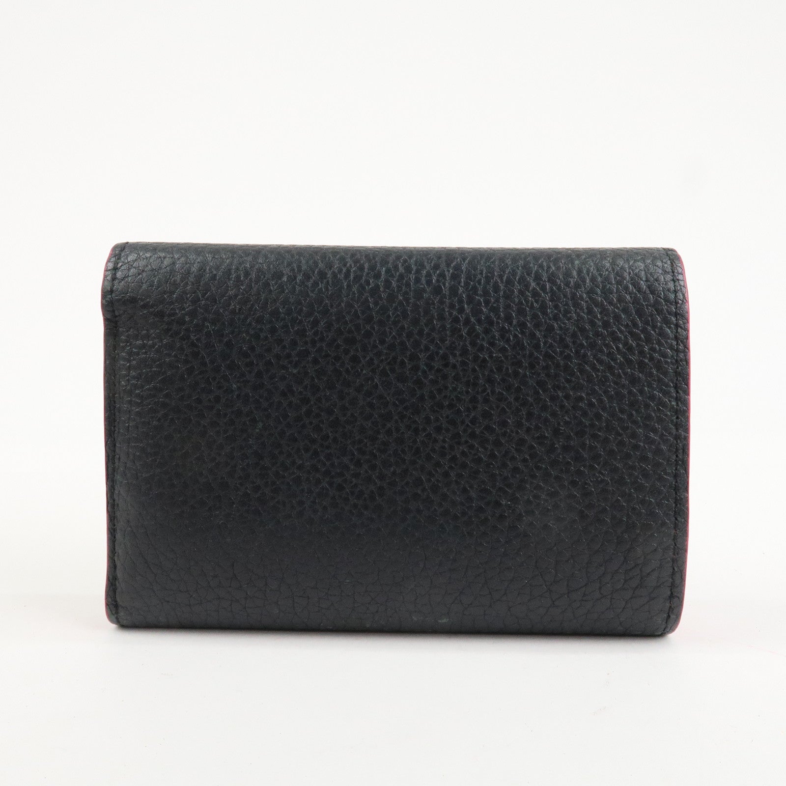 Louis Vuitton Portefeuille Capucines Compact Wallet Black M62157 Used