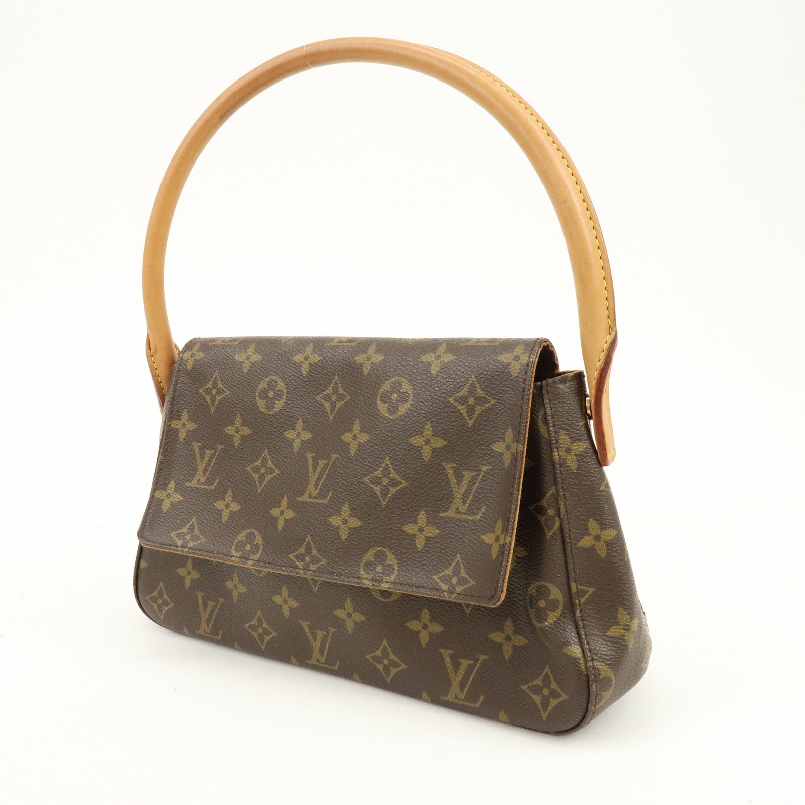 Louis Vuitton Monogram Mini Looping Shoulder Bag Brown M51147