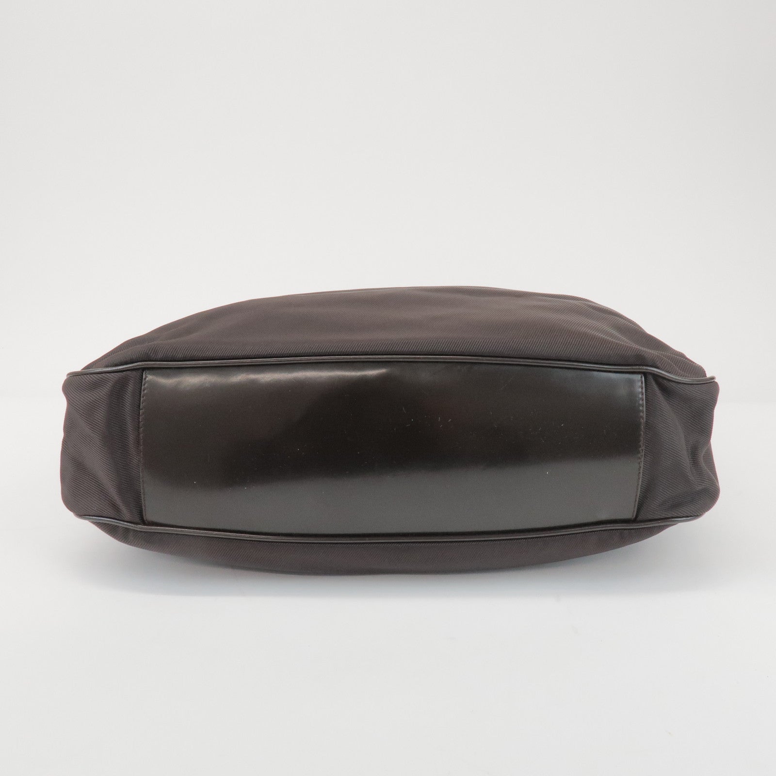 GUCCI Bamboo Nylon Canvas Leather 2Way Hand Shoulder Bag 001.2404