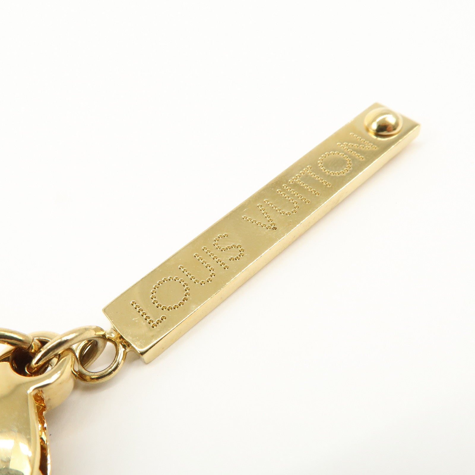 Louis Vuitton Bijoux Sac Tapage Metal Bag Charm Gold Silver M65090