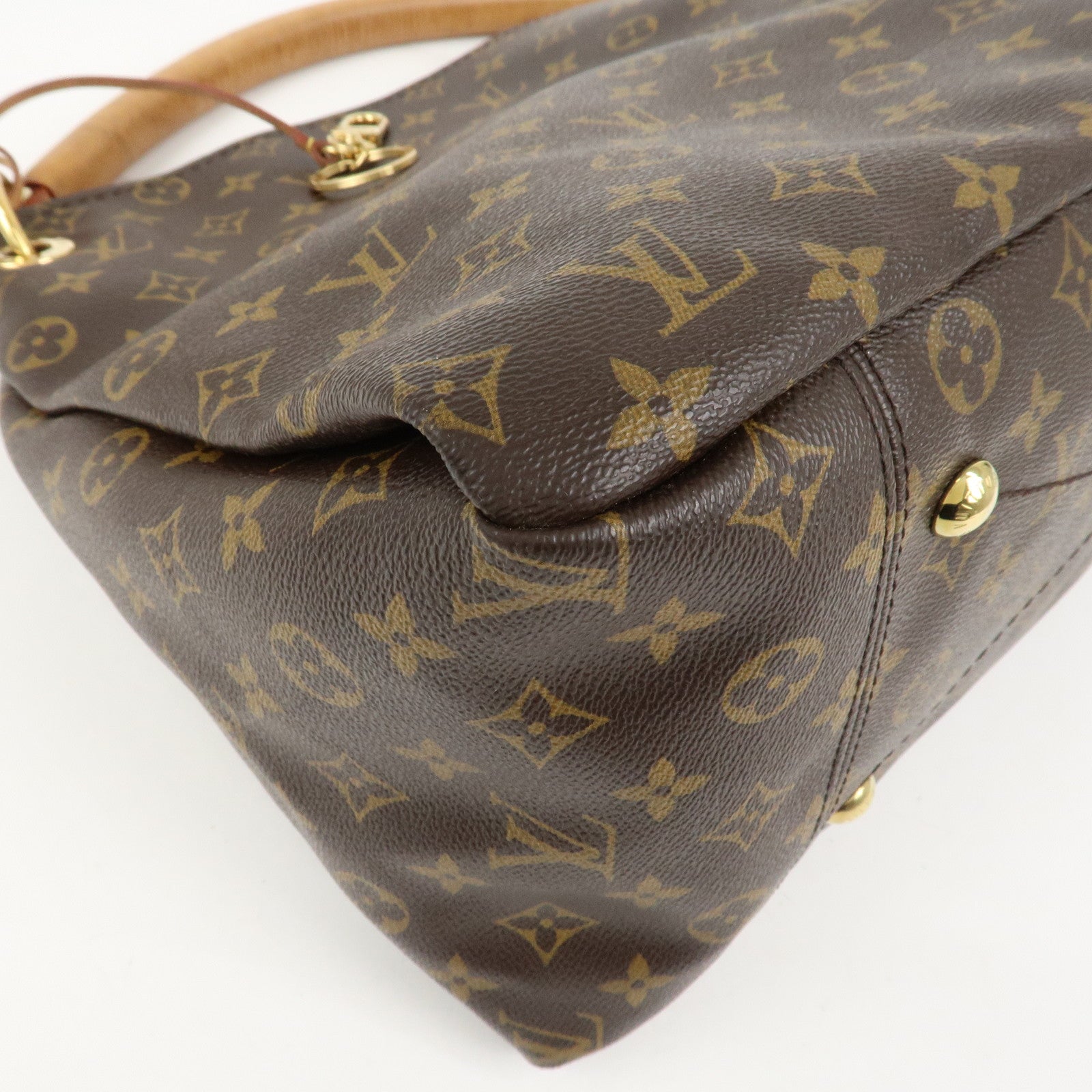 Louis Vuitton Monogram Artsy MM Shoulder Bag Brown M40249