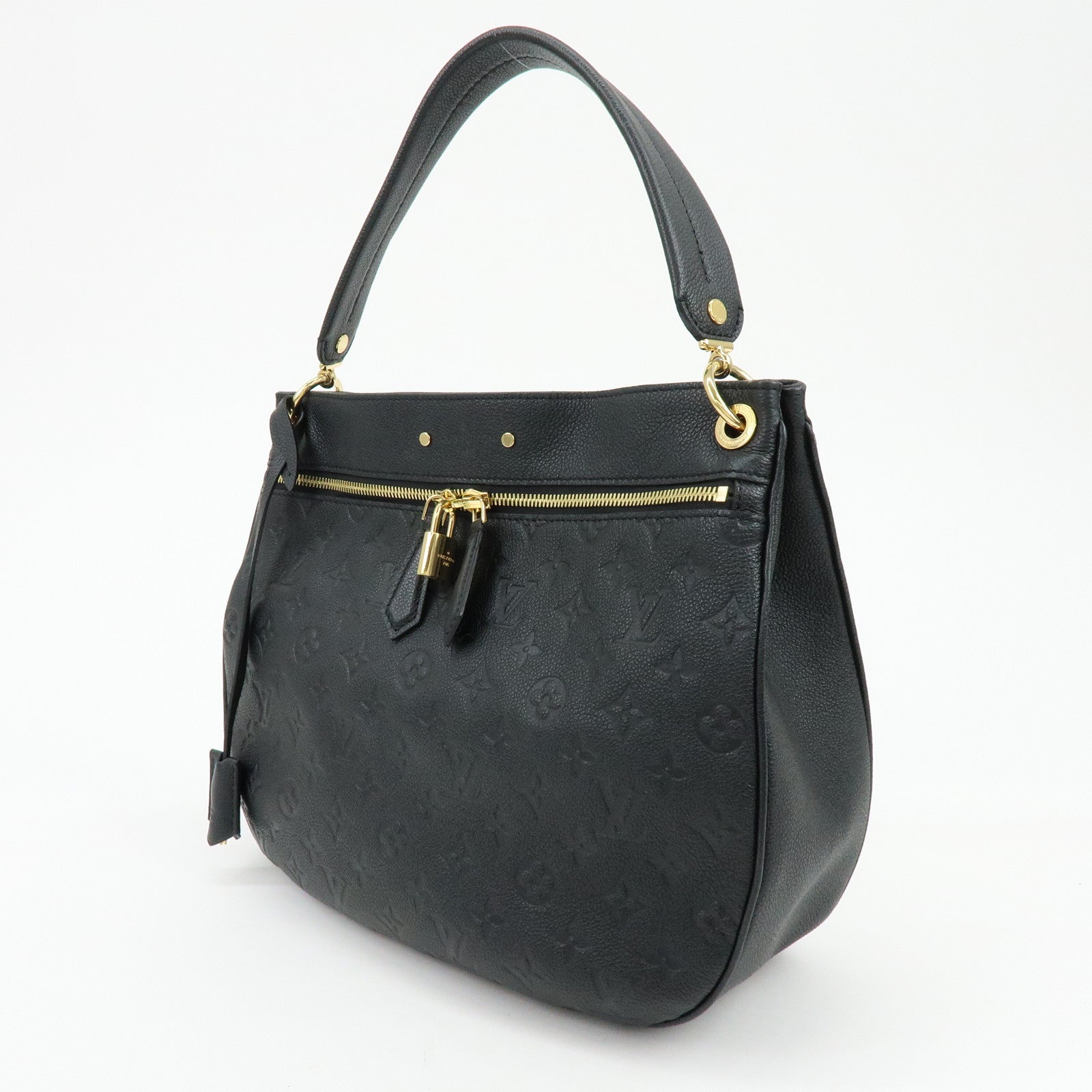 Louis Vuitton Monogram Empreinte Spontini Shoulder Bag Noir M42819