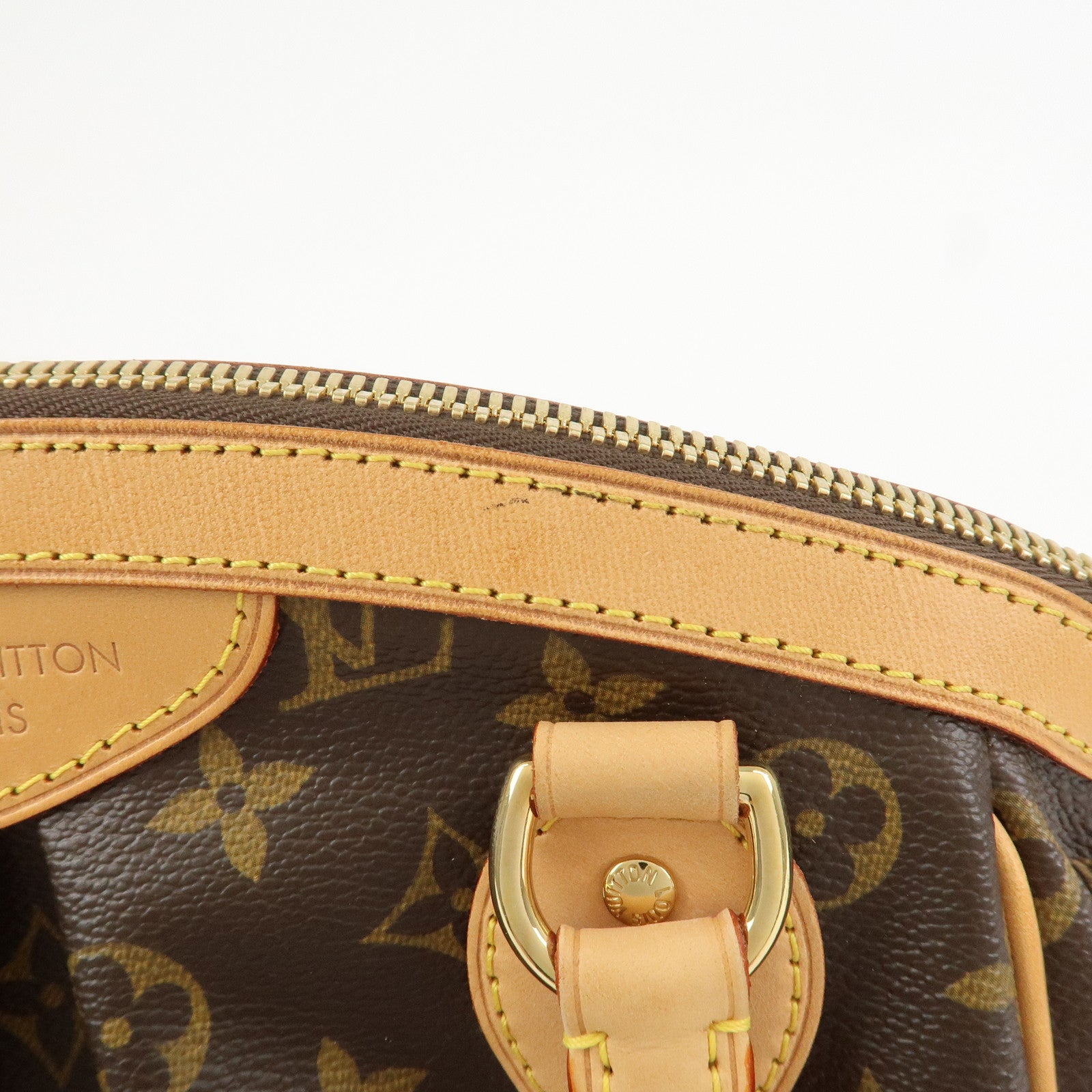 Louis Vuitton Monogram Tivoli PM Hand Bag Shoulder Bag Brown M40143
