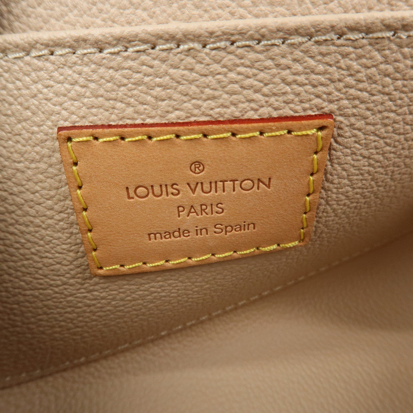 Louis Vuitton Monogram Pochette Cosmetic Pouch Brown M47515