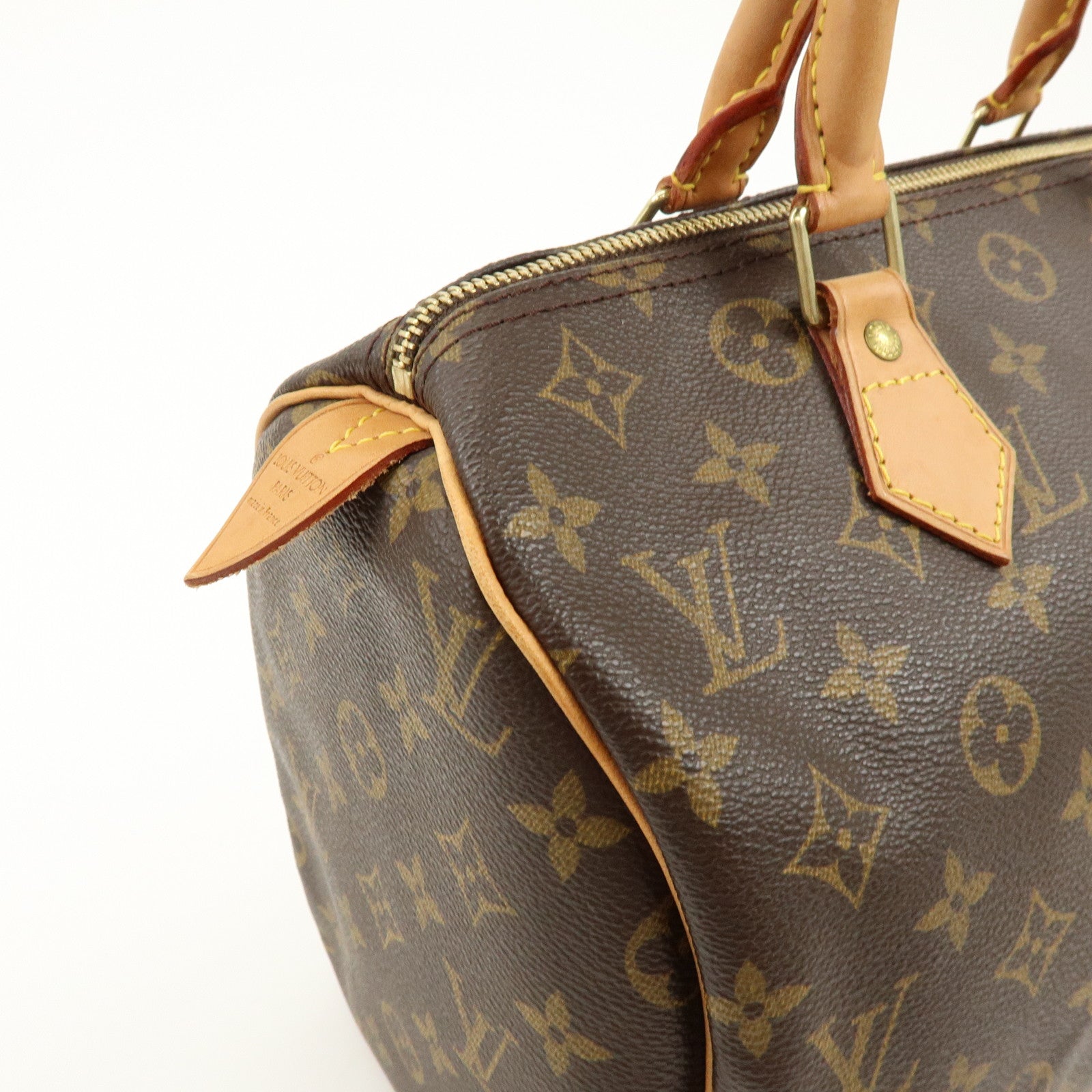Louis Vuitton Monogram Speedy 30 Boston Bag Hand Bag Brown M41526