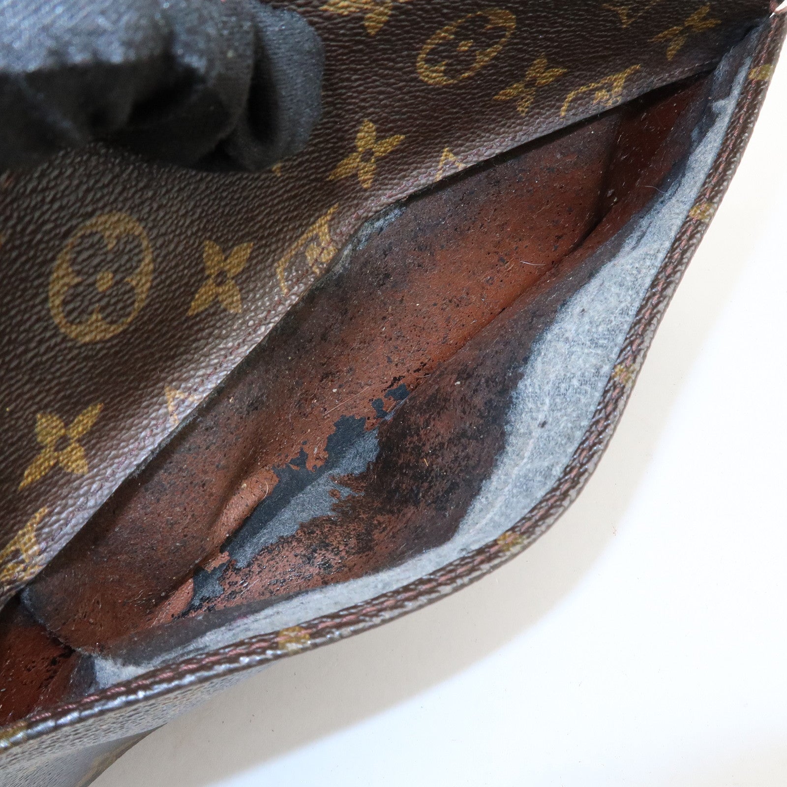 Louis Vuitton Monogram Orsay Clutch Bag Pouch Brown M51790 Used