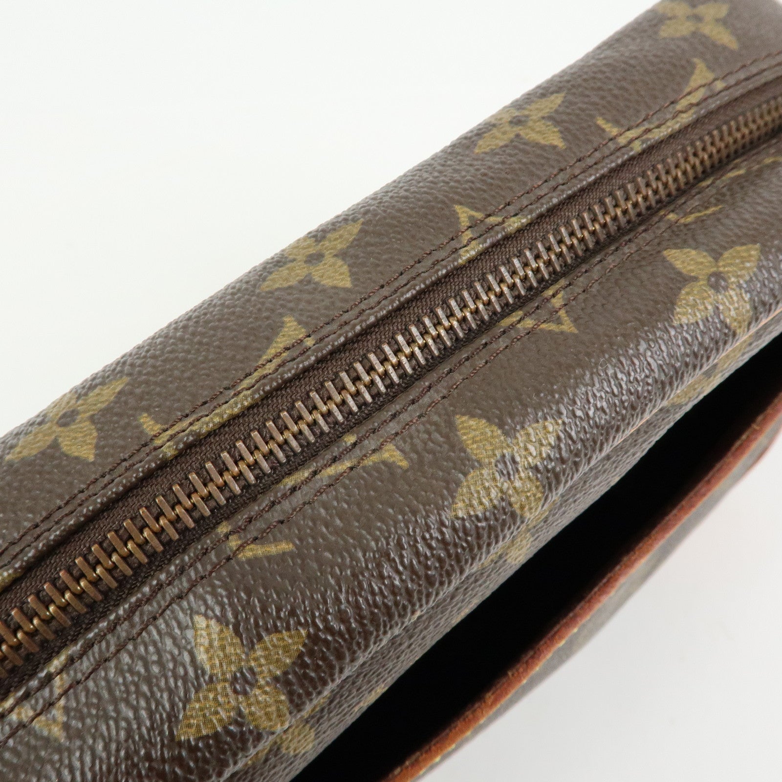 Louis Vuitton Monogram Compiegne 28 Pouch Clutch Bag Brown M51845