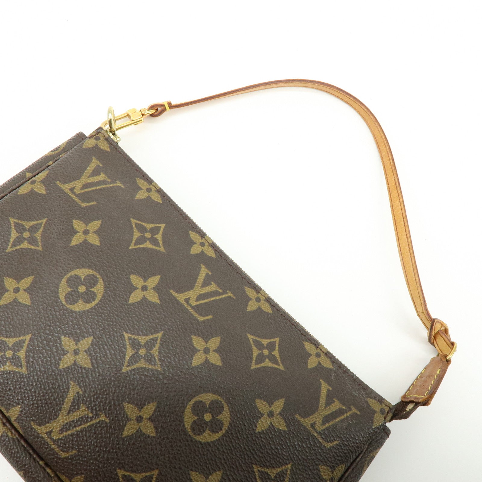 Louis Vuitton Monogram Pochette Accessoires Pouch Hand Bag M51980