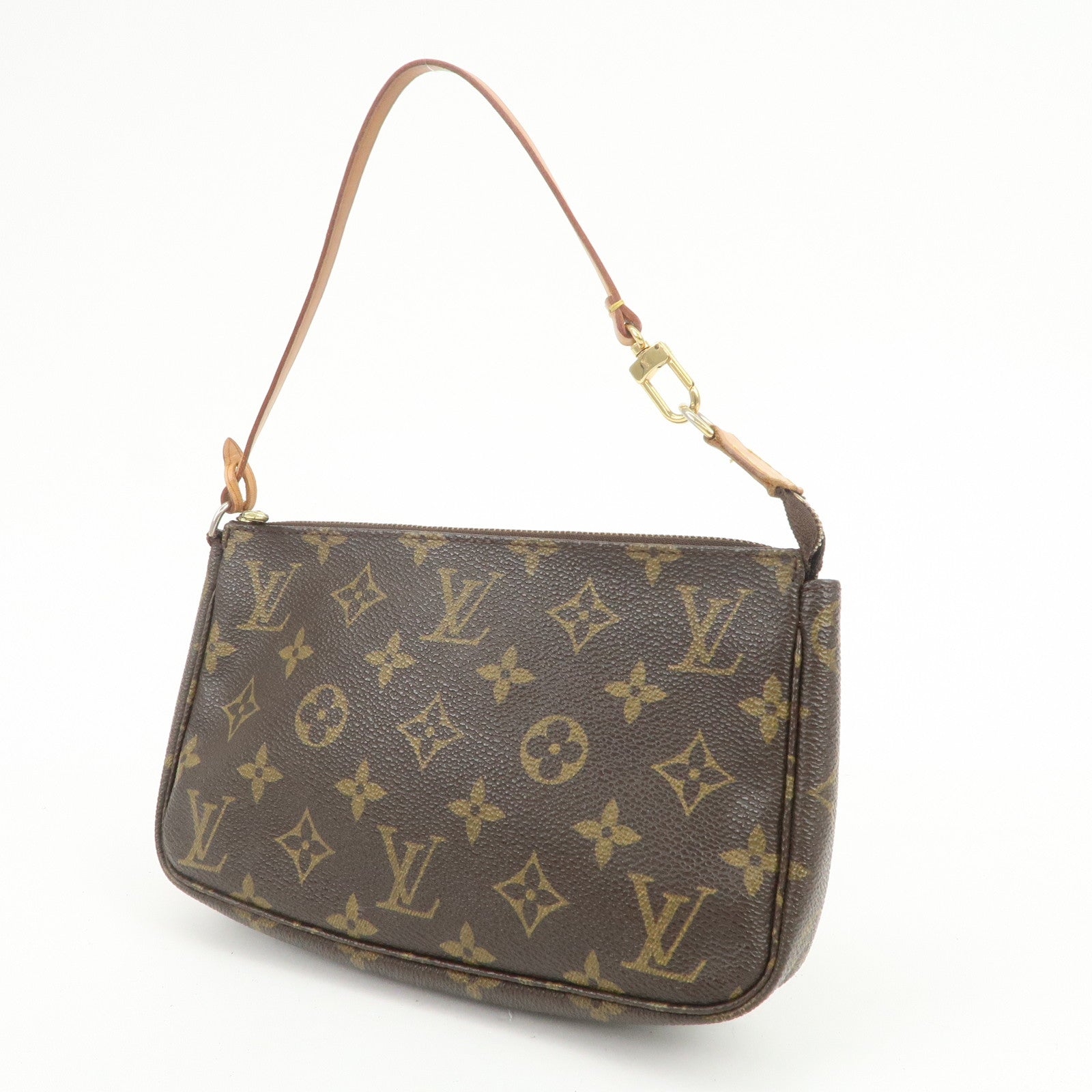 Louis Vuitton Monogram Pochette Accessoires Pouch Hand Bag M51980