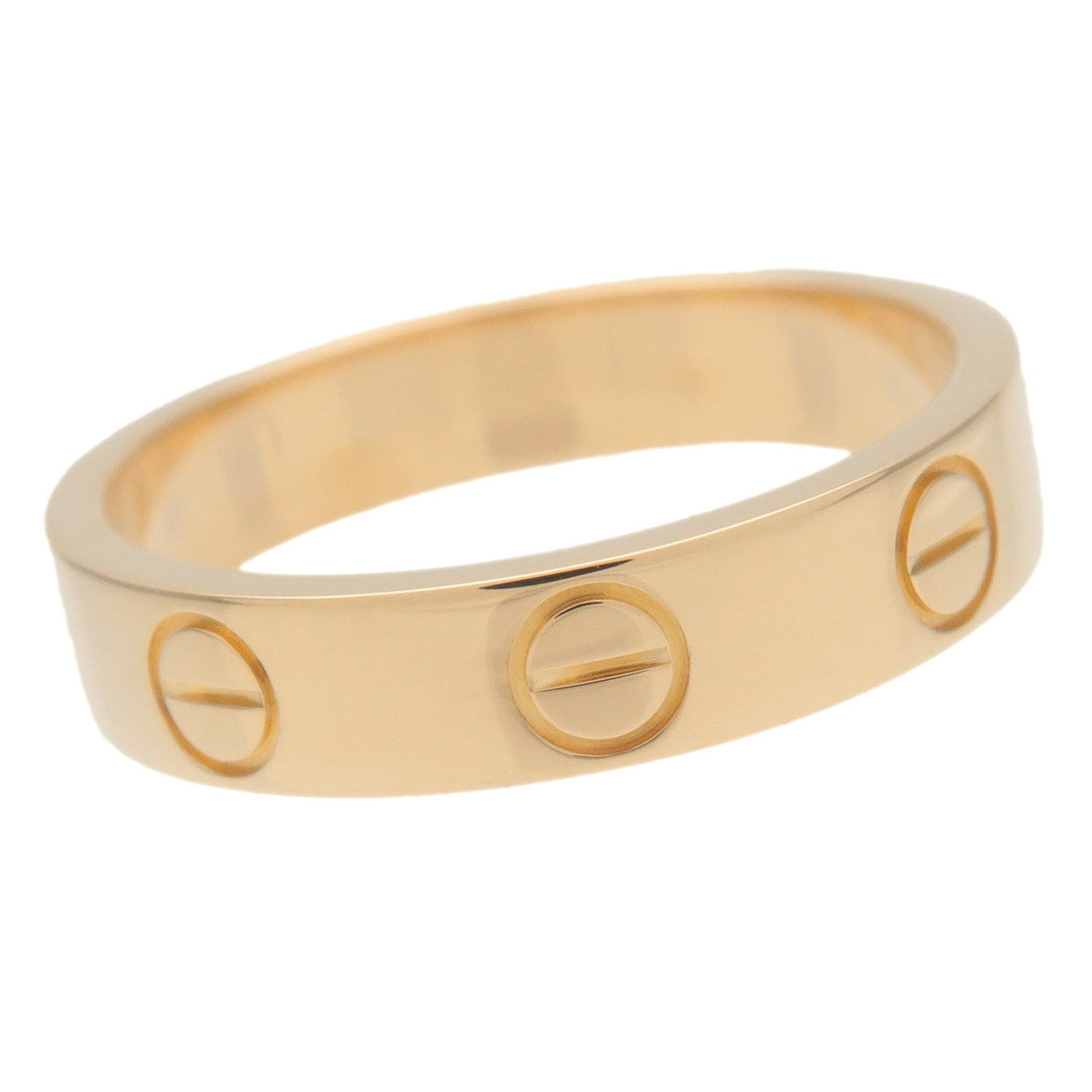 Cartier Mini Love Ring K18YG 750YG Yellow Gold #47 US4-4.5 EU47 HK9 Used