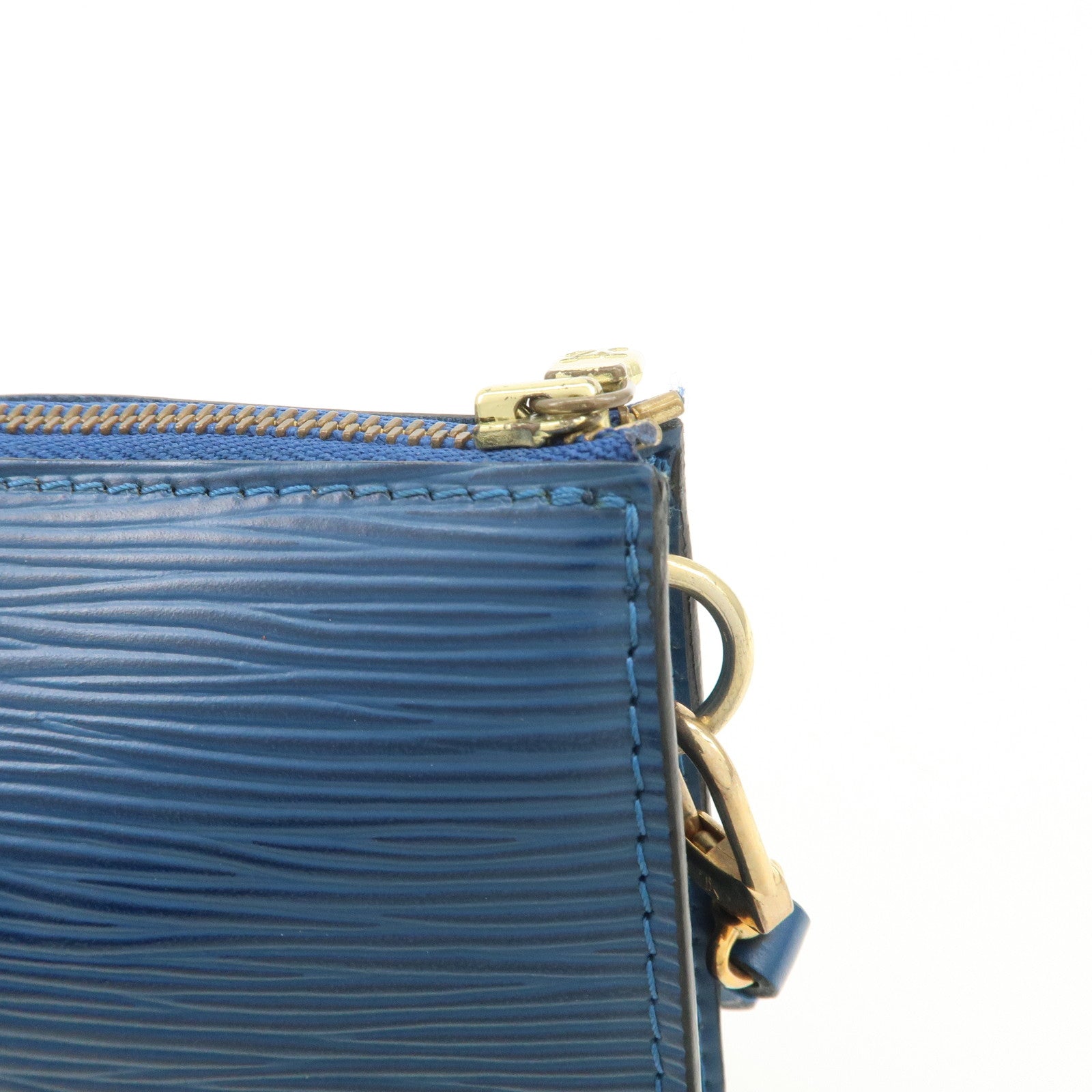 Louis Vuitton Epi Pochette Accessoires Pouch Toledo Blue M52945