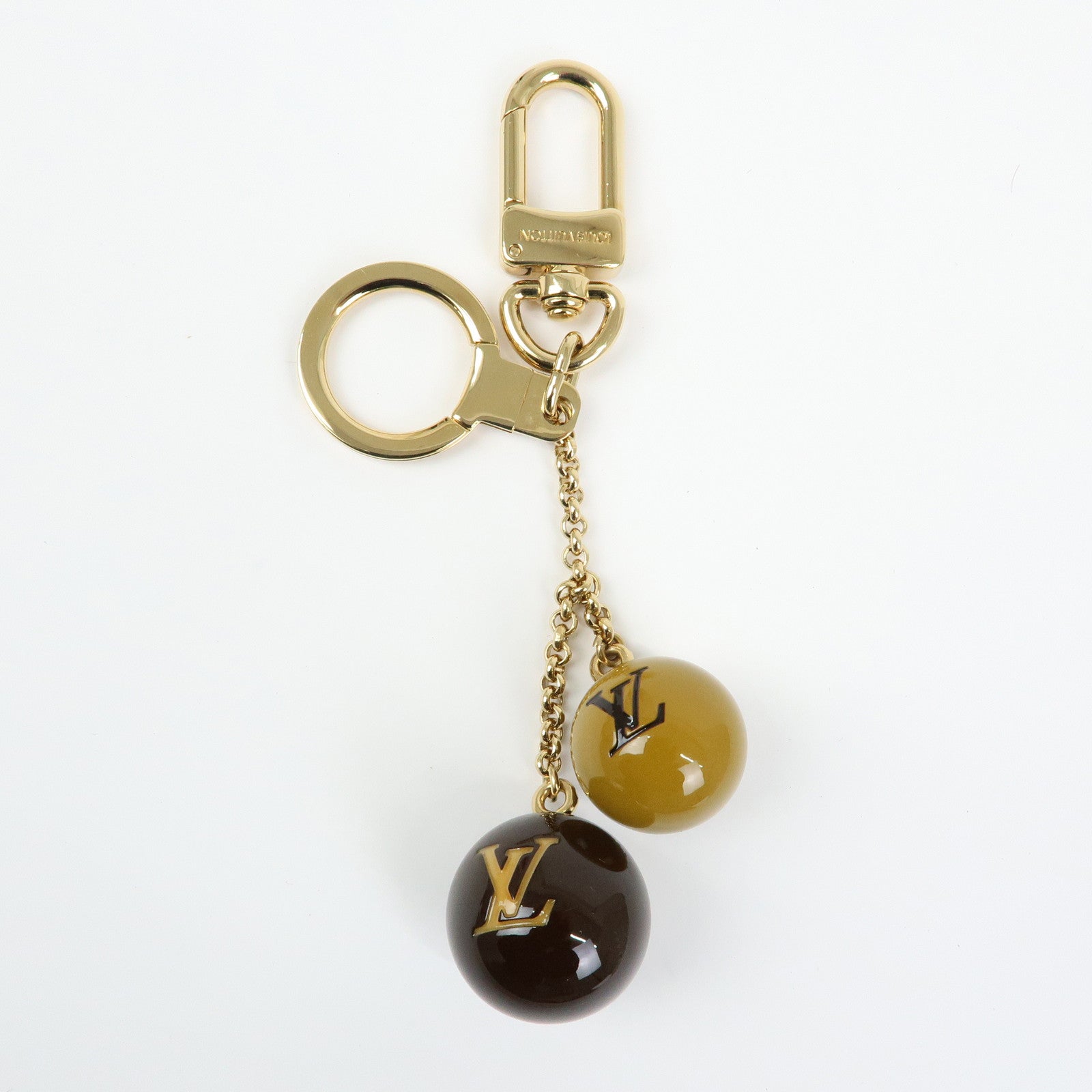 Louis Vuitton Jack & Lucy Key Chain Halloween Brown Gold M65376