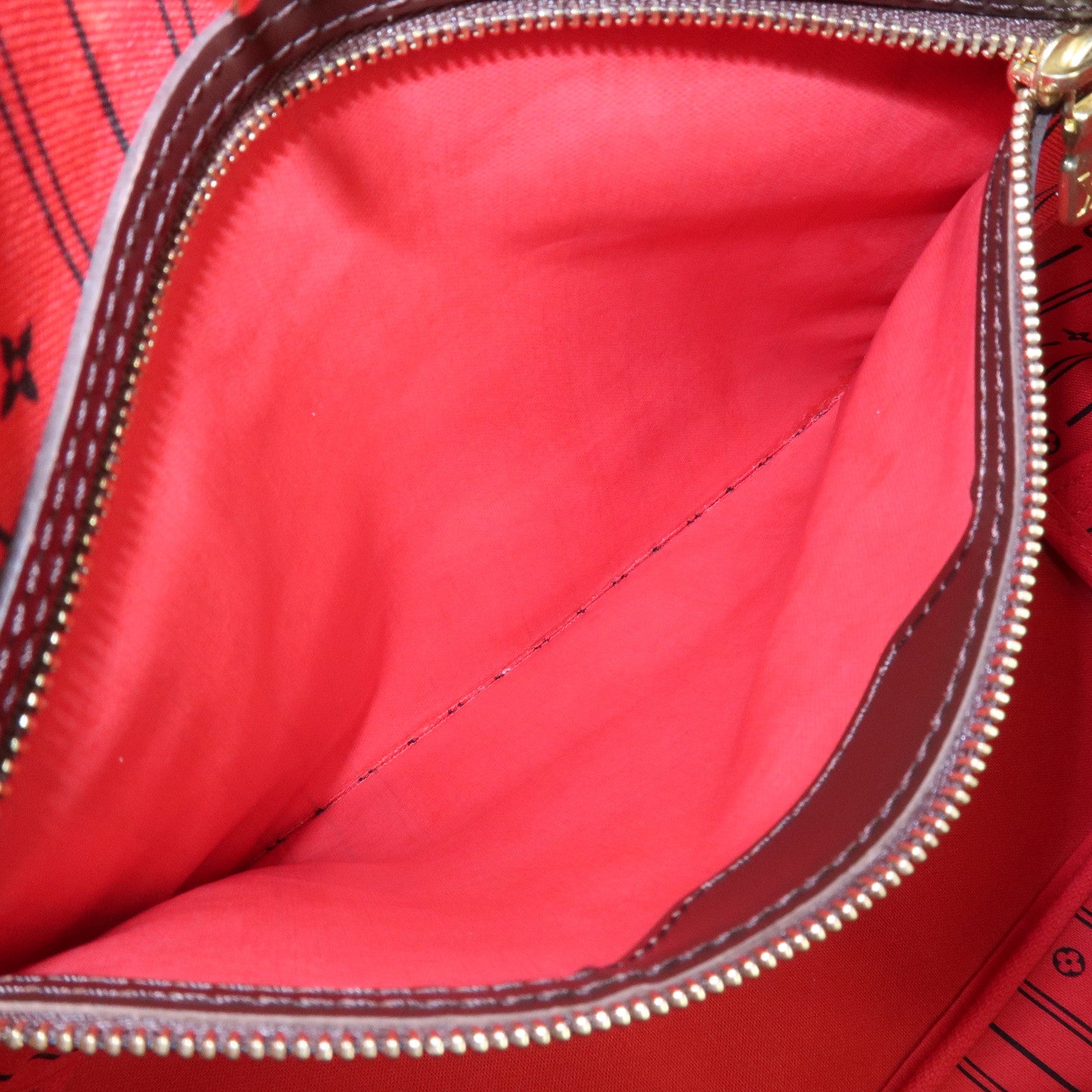 Louis Vuitton Damier Ebene Neverfull MM Tote Bag N51105 Used