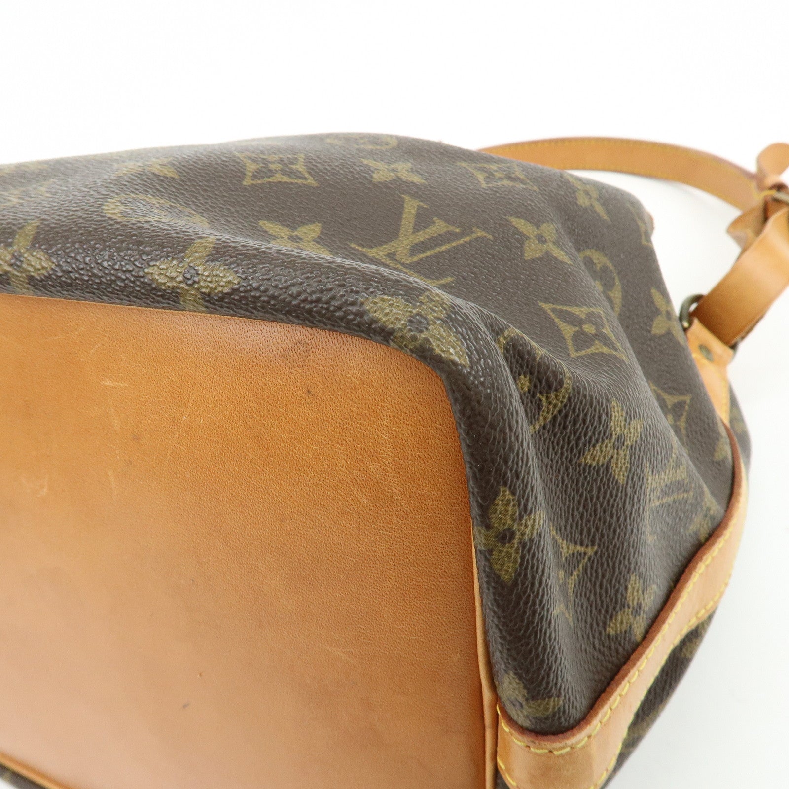 Louis Vuitton Monogram Petit Noe Shoulder Bag Brown M42226