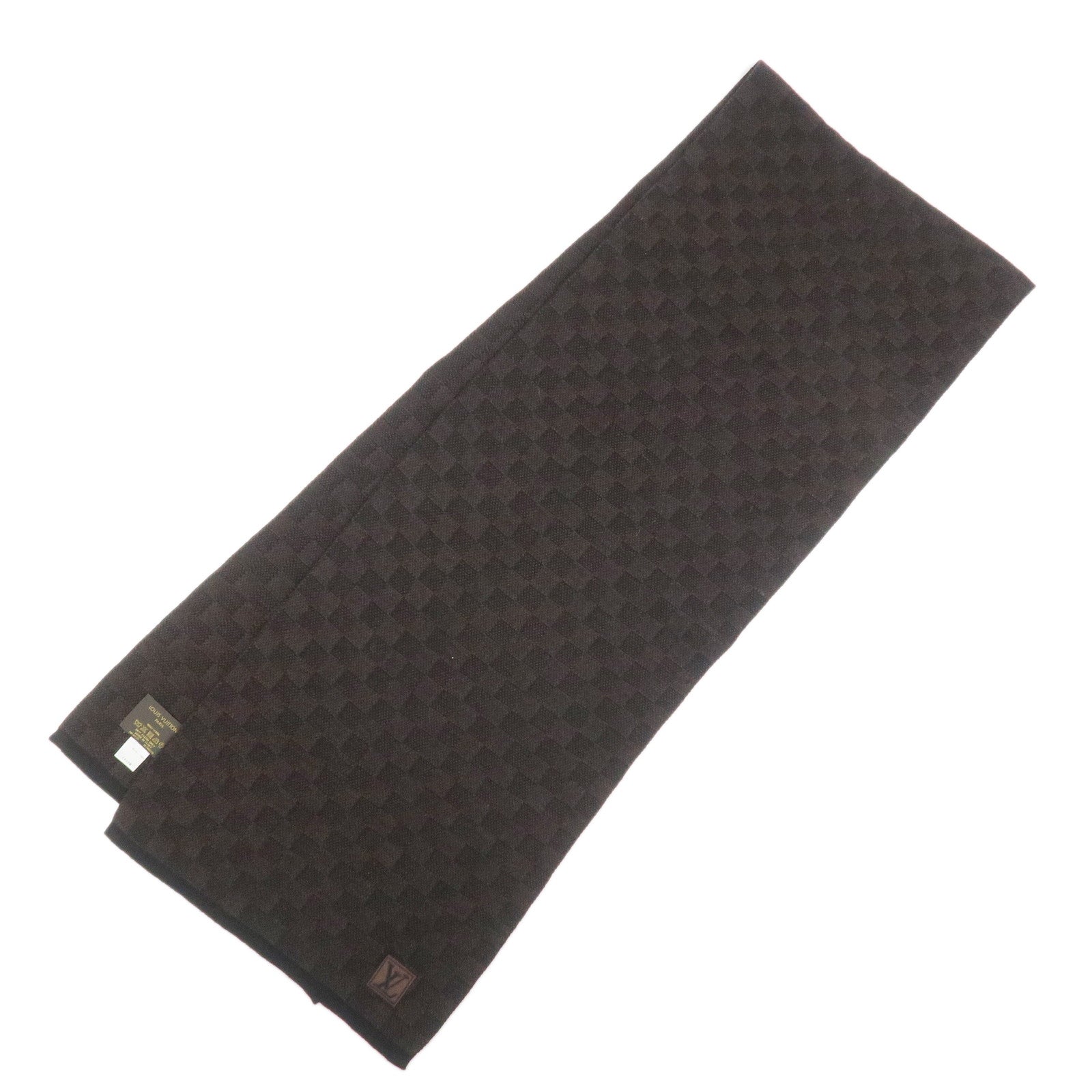 Louis Vuitton Damier Wool 100% Echarpe Petit Scarf Brown M70029