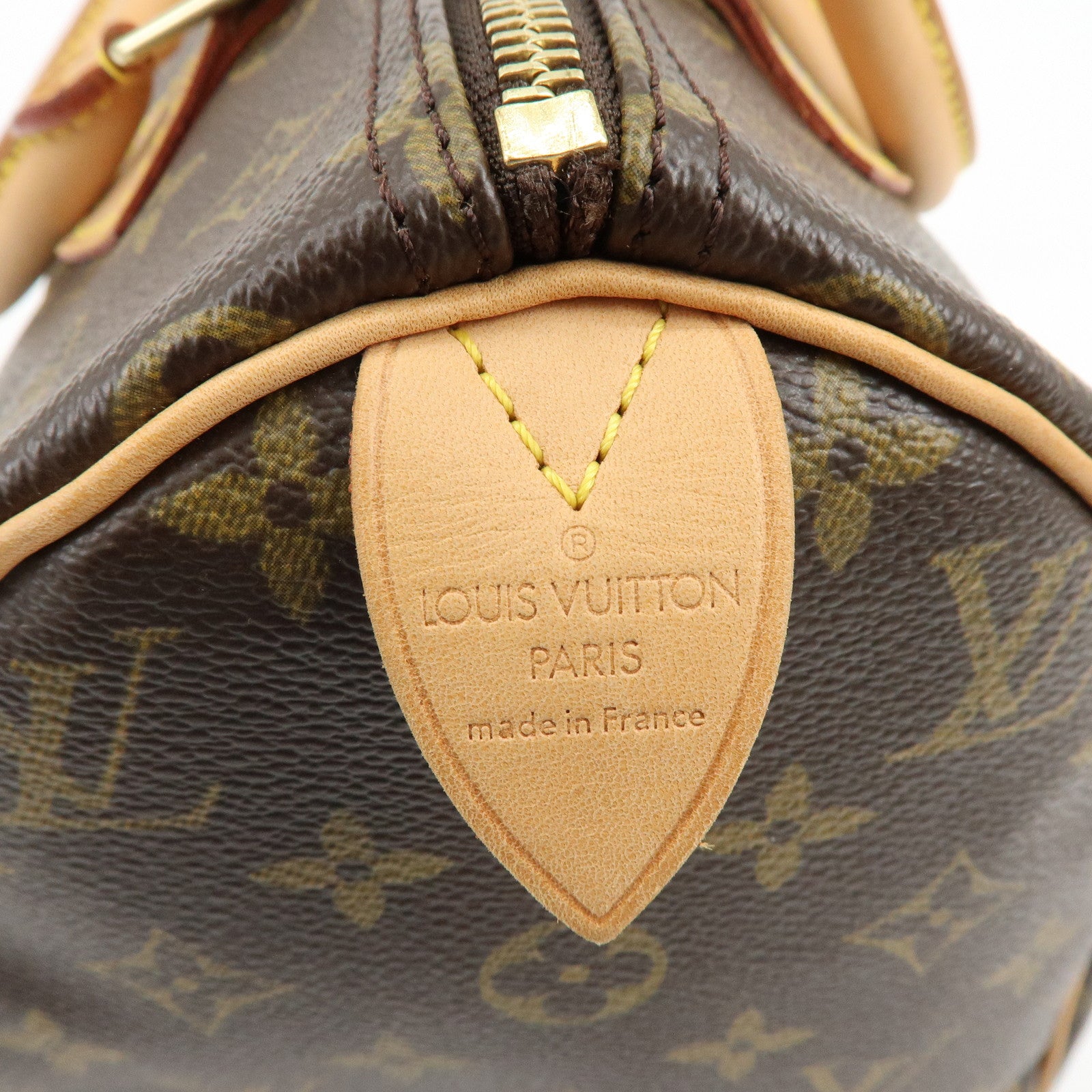 Louis Vuitton Monogram Speedy 30 Boston Bag Hand Bag Brown M41526