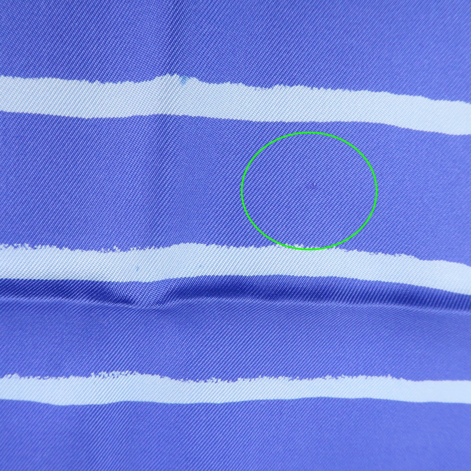 HERMES Carre 90 Silk 100% Scarf MEDITERRANEE Blue Used